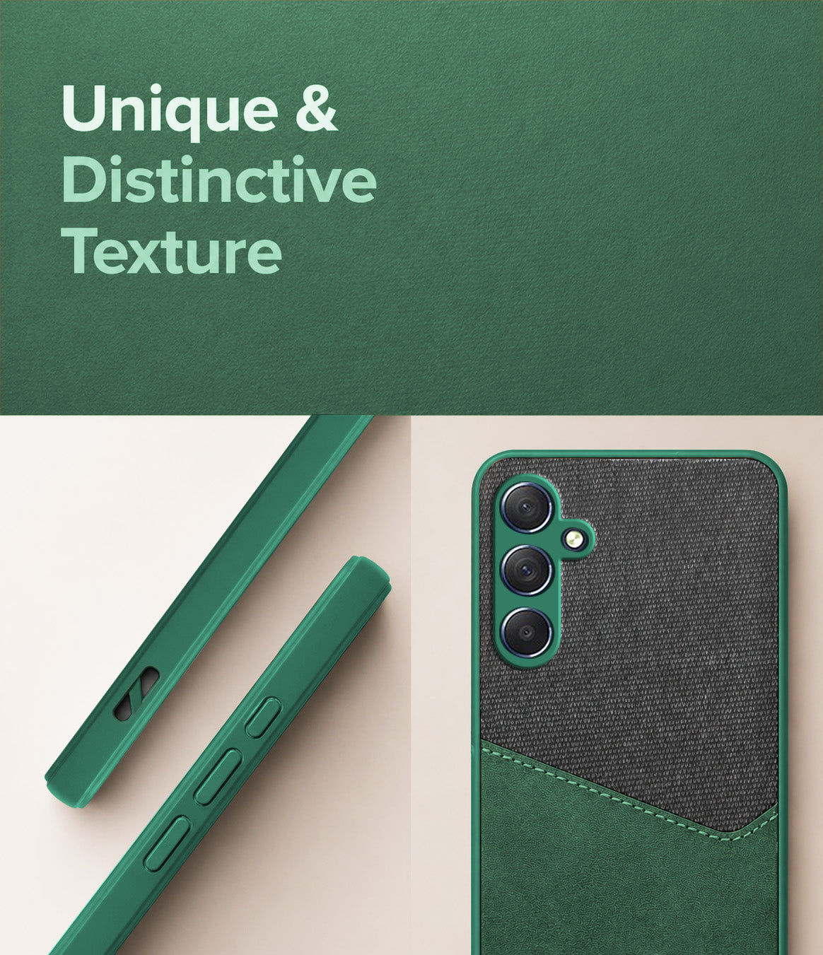 For Samsung Galaxy M54 5G Back Cover Case (Dual PU Leather Stitch | Professional Minimalist | Soft and Flexible)