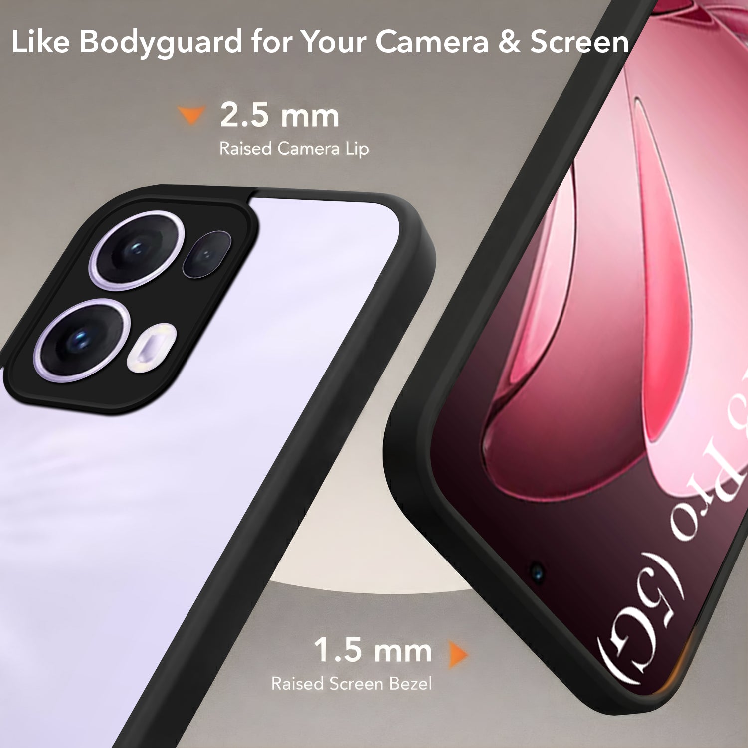 For Oppo Reno13 Pro 5G | Oppo Reno 13 Pro 5G Back Cover Case (Built-in Stand | Lifetime Anti Yellow | Kickstand Shockproof | Camera Protection | MagSafe Compatible)