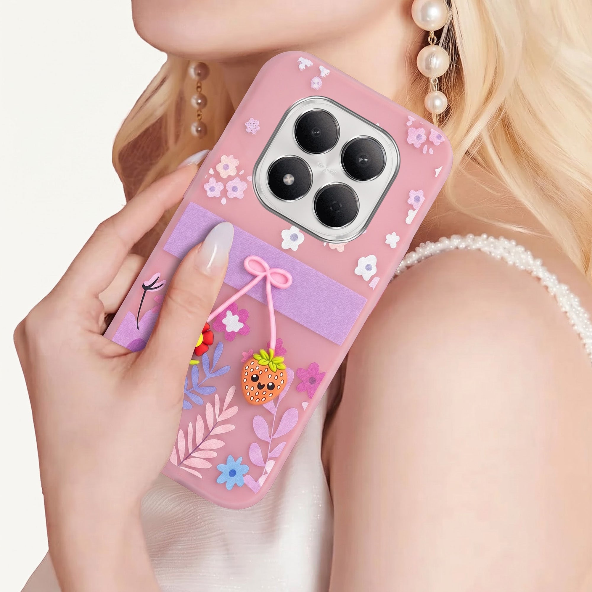 For Xiaomi Redmi Note 15 Pro 5G Back Cover Case (3D Cute Cartoons | Hard Back Side Soft | Matte Premium Finish | HD Printing)