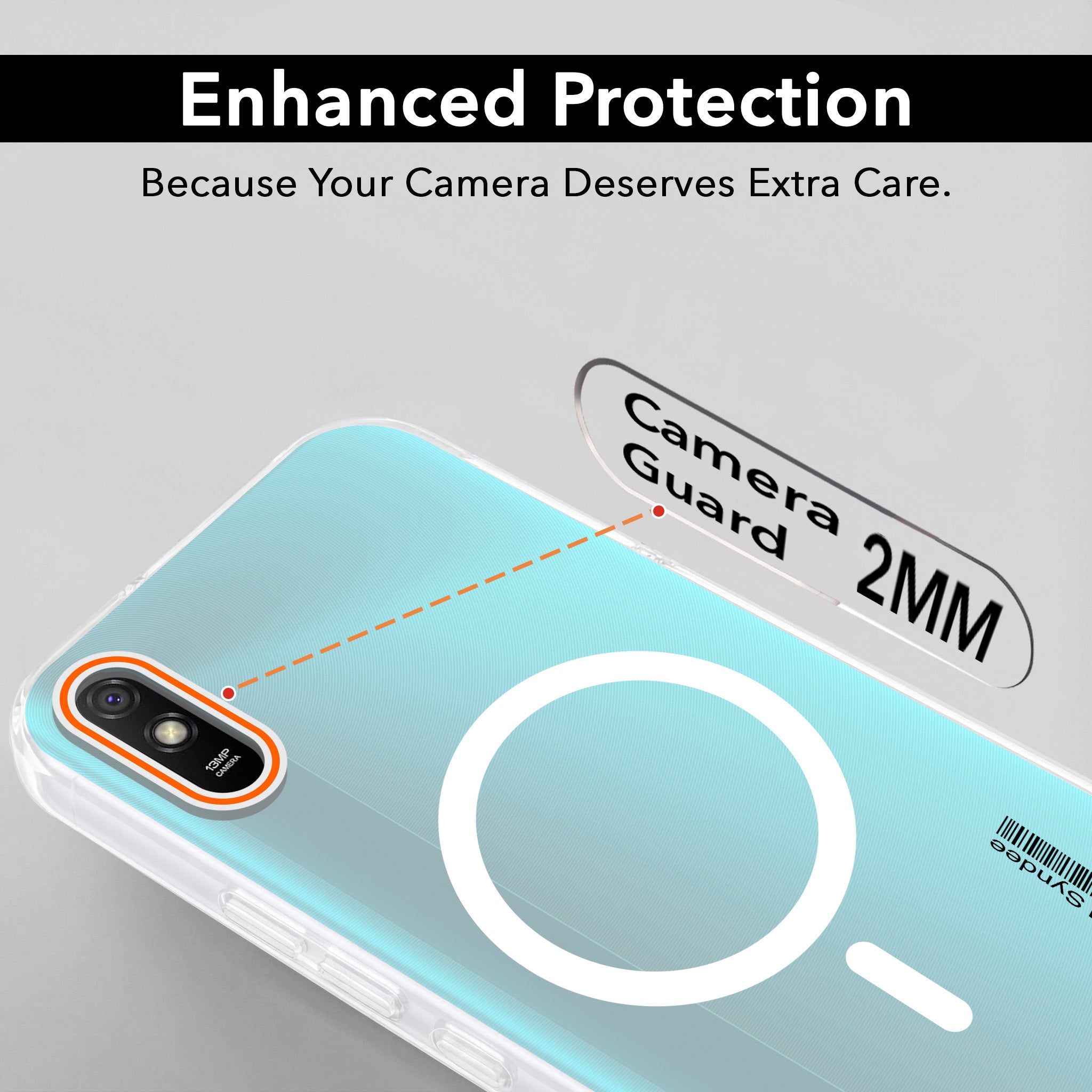 For Xiaomi Mi Redmi 9A | Redmi 9i Back Cover Case (Soft Touch | Camera Bump Protection | MagSafe Compatible | Matte Finish)