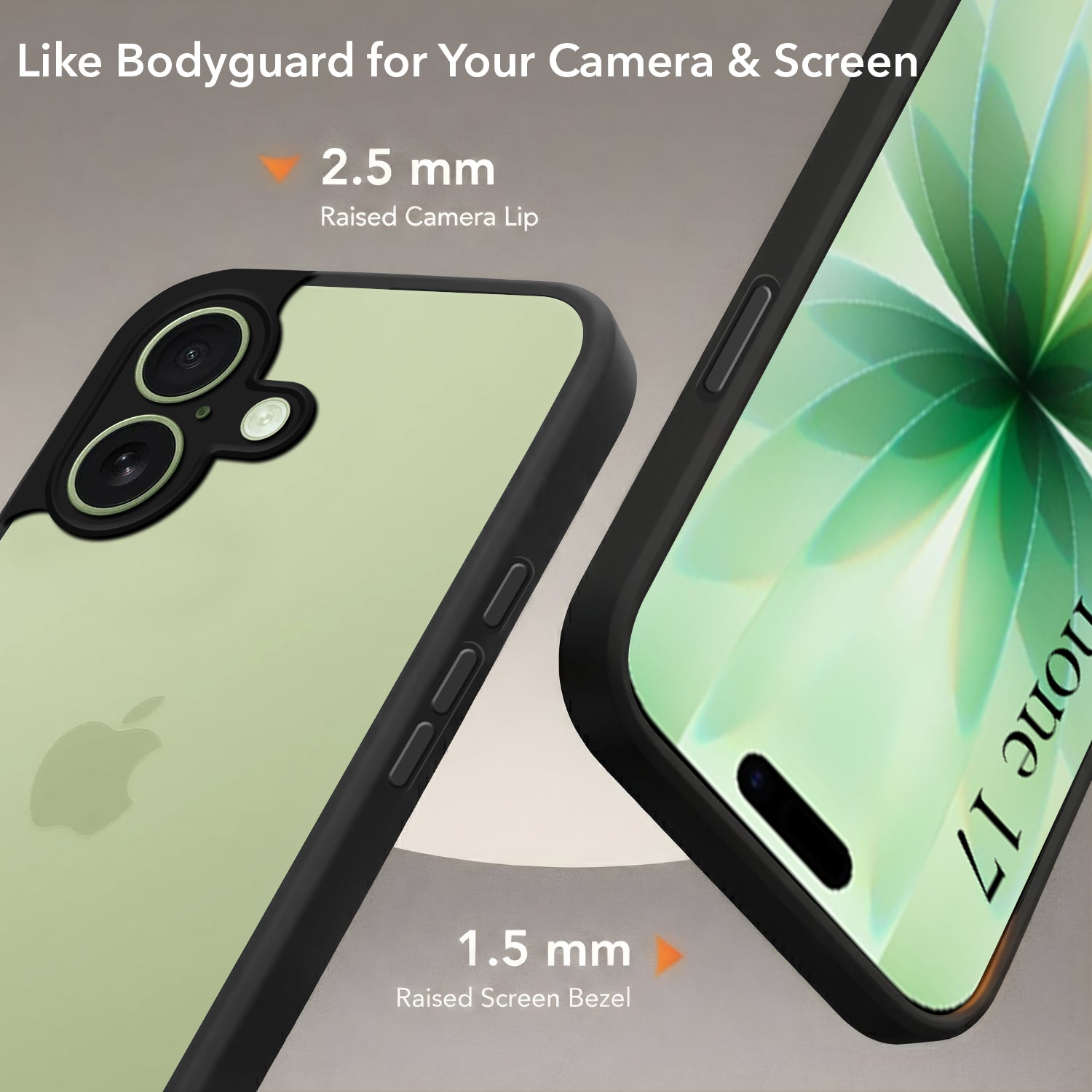 For Apple iPhone 17 Back Cover Case (Built-in Stand | Lifetime Anti Yellow | Kickstand Shockproof | Camera Protection | MagSafe Compatible)
