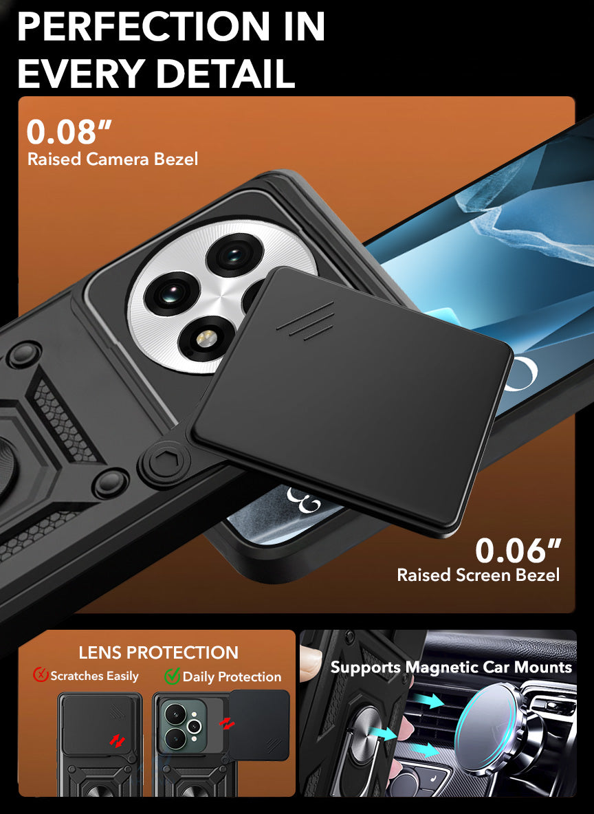 For OnePlus 13 Back Cover Case (Hybrid Dual Armor Polycarbonate)