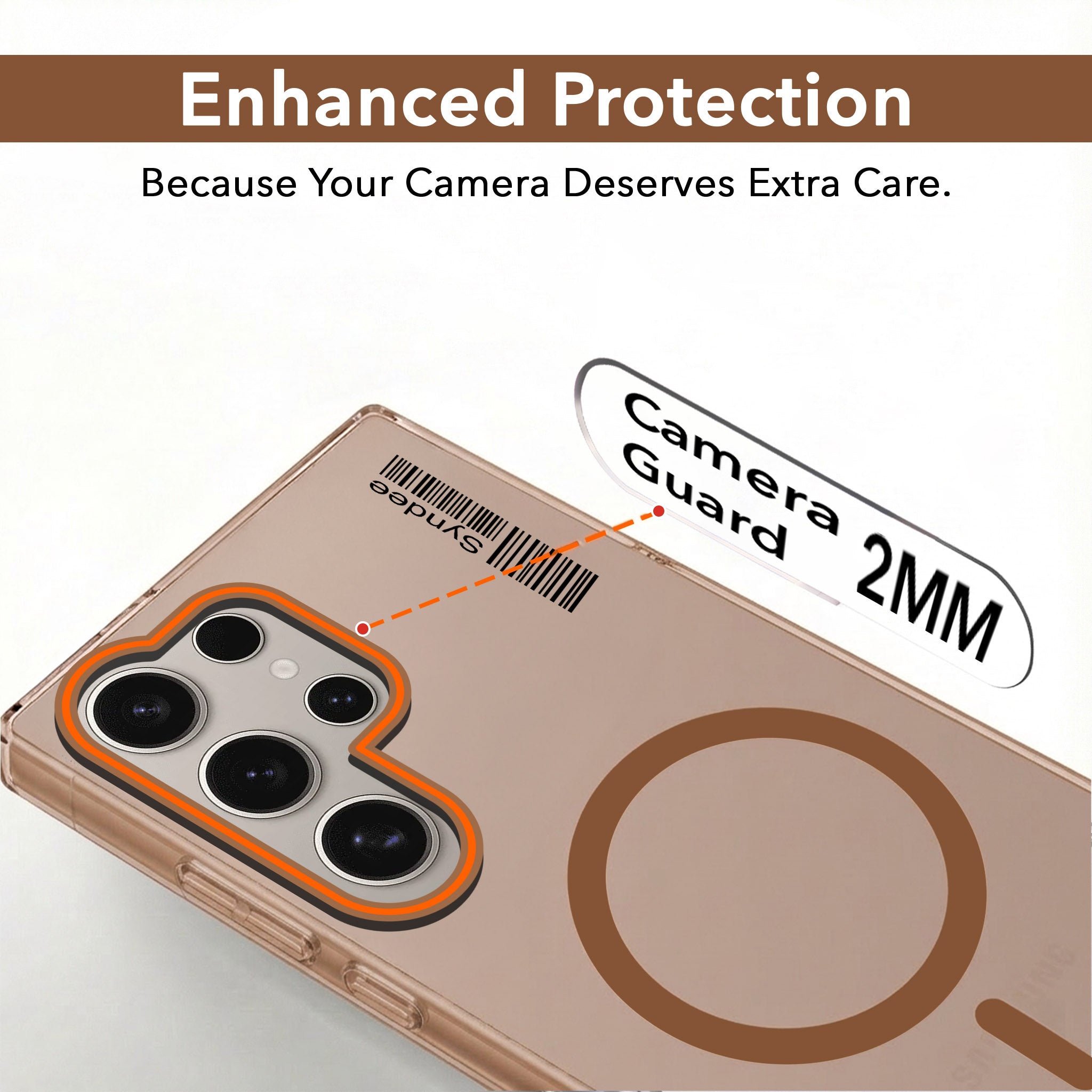 For Samsung Galaxy S24 Ultra Back Cover Case (Soft Touch | Camera Bump Protection | MagSafe Compatible | Matte Finish)