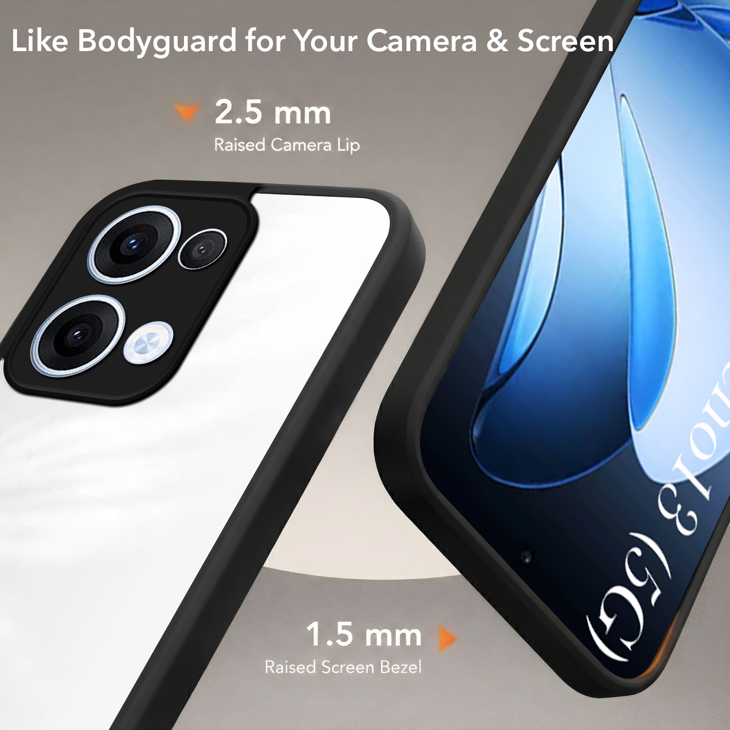 For Oppo Reno13 5G | Oppo Reno 13 5G Back Cover Case (Built-in Stand | Lifetime Anti Yellow | Kickstand Shockproof | Camera Protection | MagSafe Compatible)