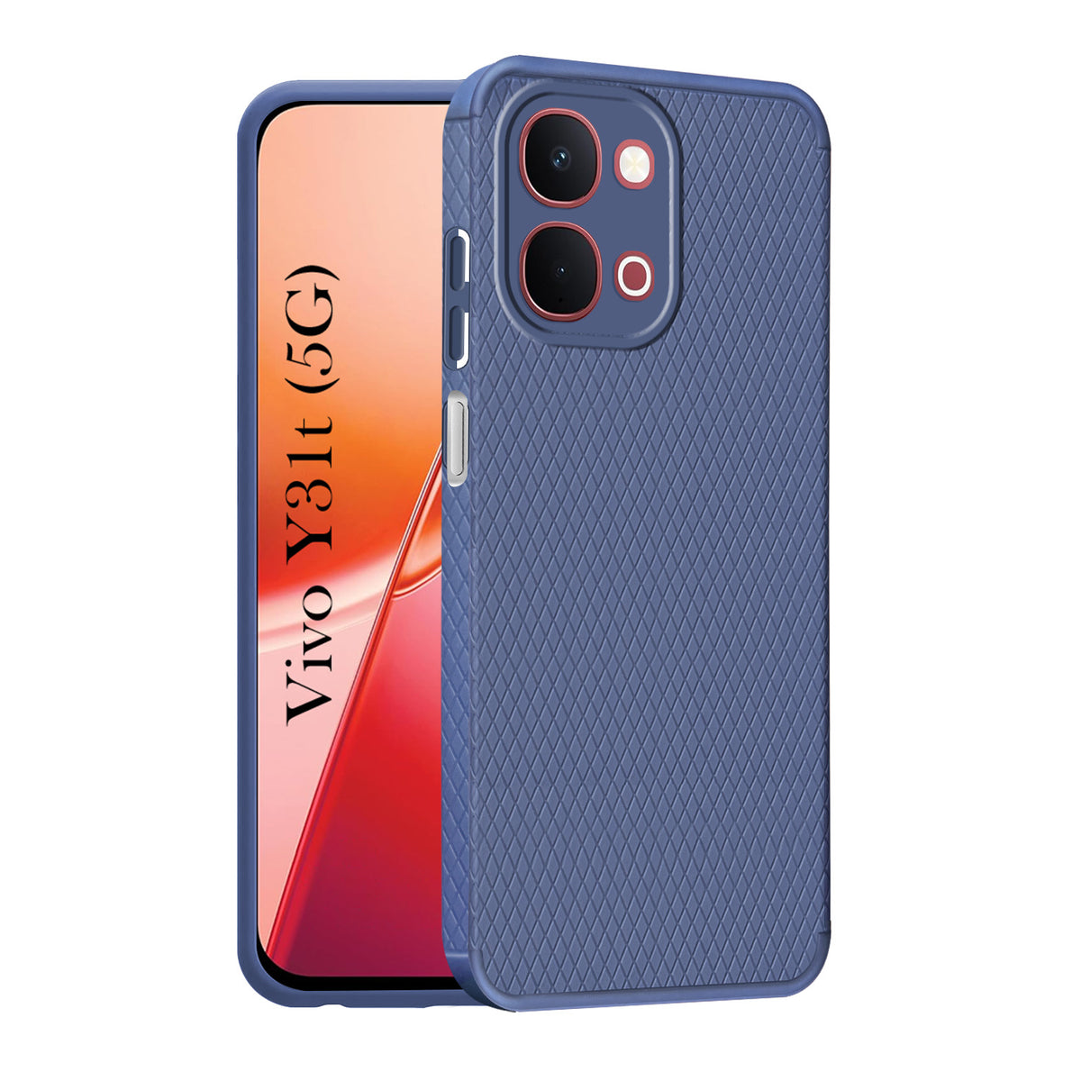 For Vivo Y31T 5G Back Cover Case Liquid Silicone (Camera Protection | Side Grip Texture | Soft and Flexible)