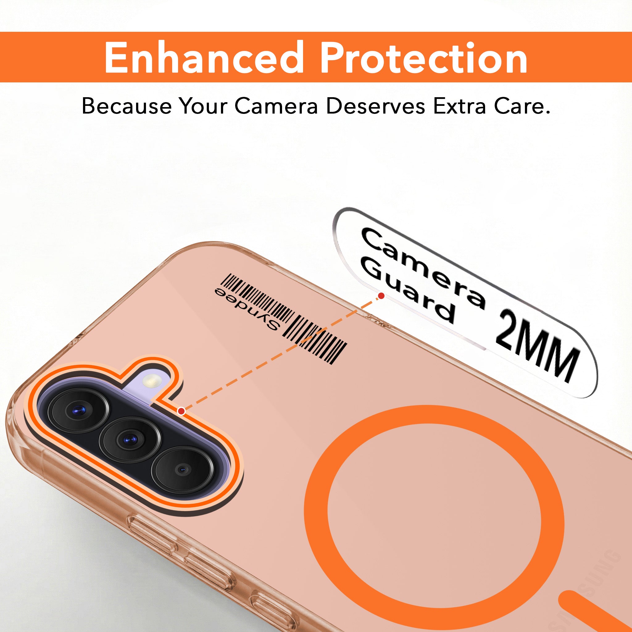 For Samsung Galaxy A57 5G Back Cover Case (Soft Touch | Camera Bump Protection | MagSafe Compatible | Matte Finish)