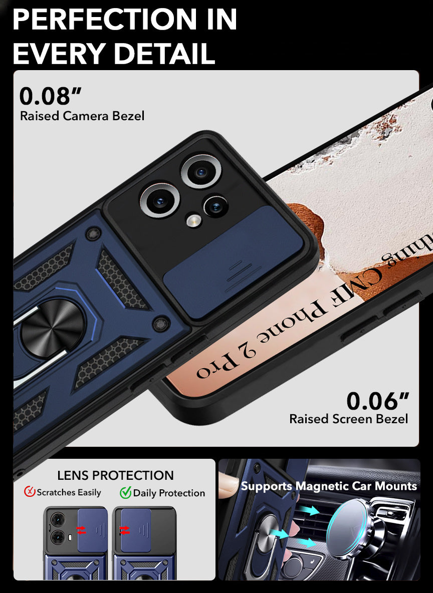 For Nothing CMF Phone 2 Pro Back Cover Case (Hybrid Dual Armor Polycarbonate)