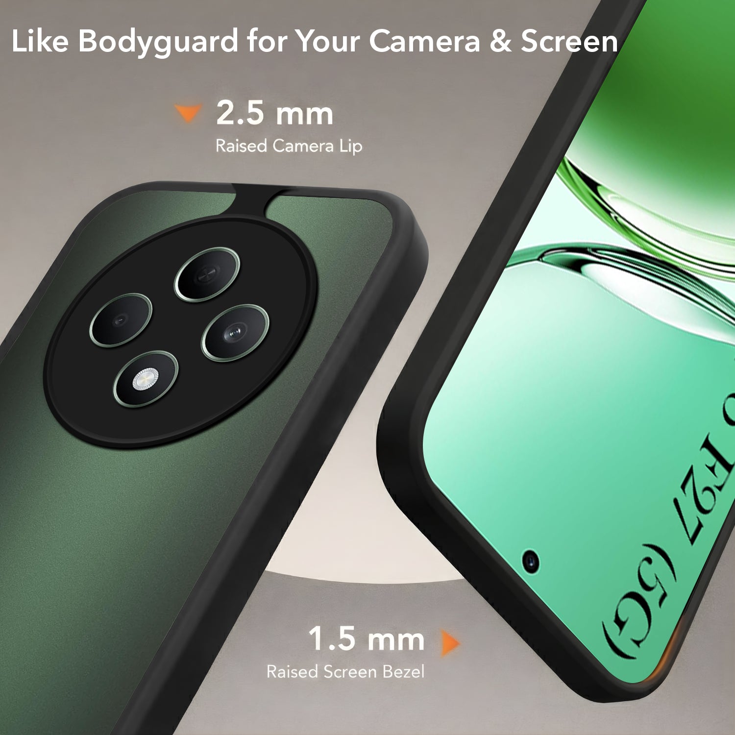 For Oppo F27 5G Back Cover Case (Built-in Stand | Lifetime Anti Yellow | Kickstand Shockproof | Camera Protection | MagSafe Compatible)