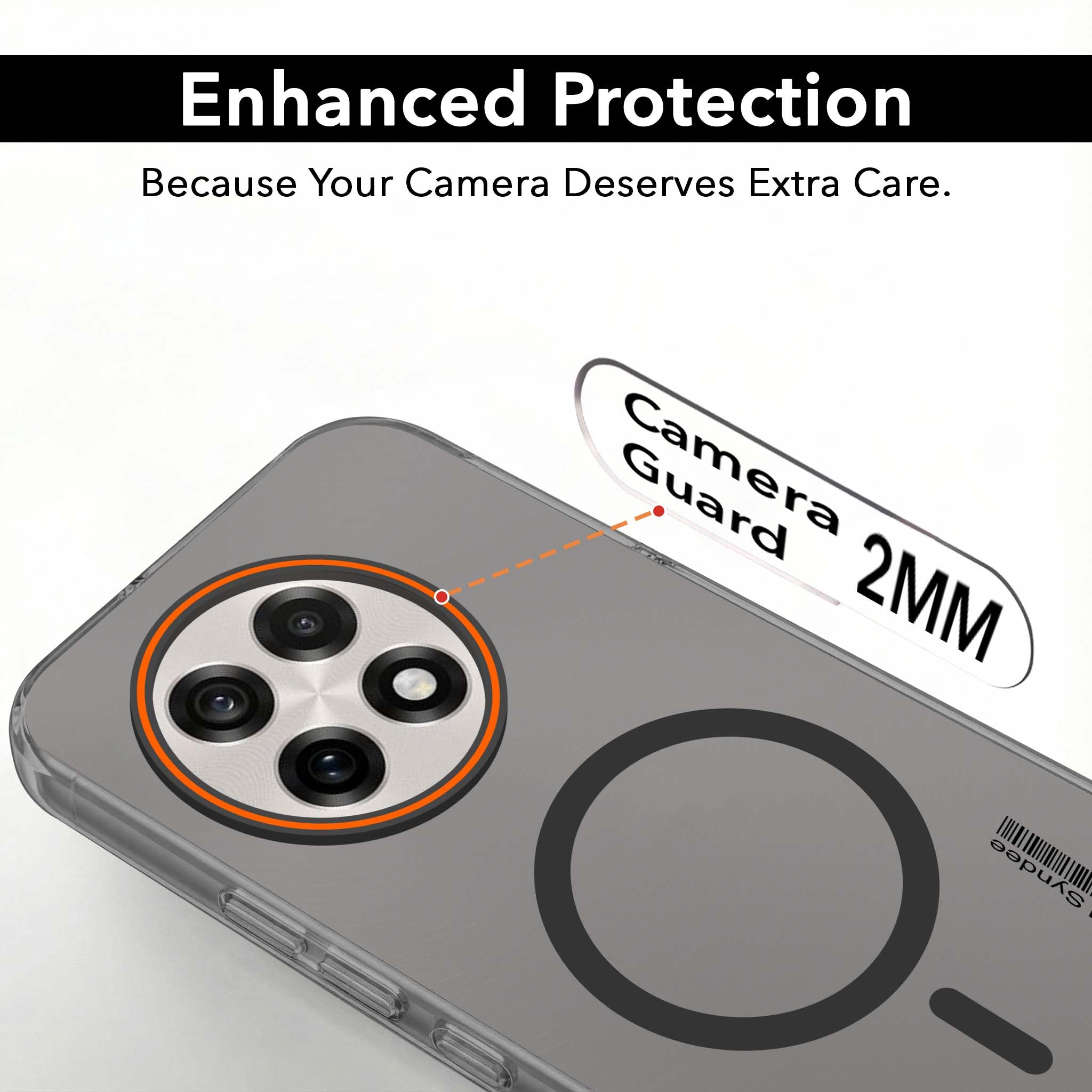 For OnePlus 13R Back Cover Case (Soft Touch | Camera Bump Protection | MagSafe Compatible | Matte Finish)
