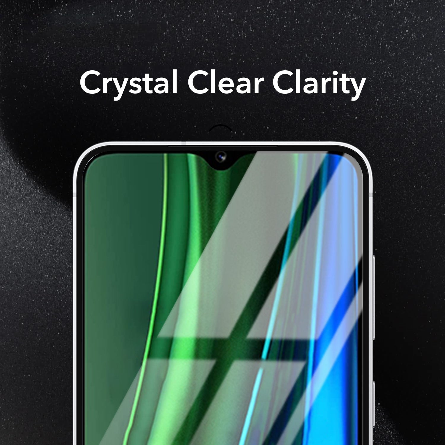 Tempered Glass For Realme Narzo 50i Military-Grade Gorilla Screen Protector With Installation Kit | Shatterproof, Full Coverage, HD Clear, Scratch Resistant ( (Pack of 1)
