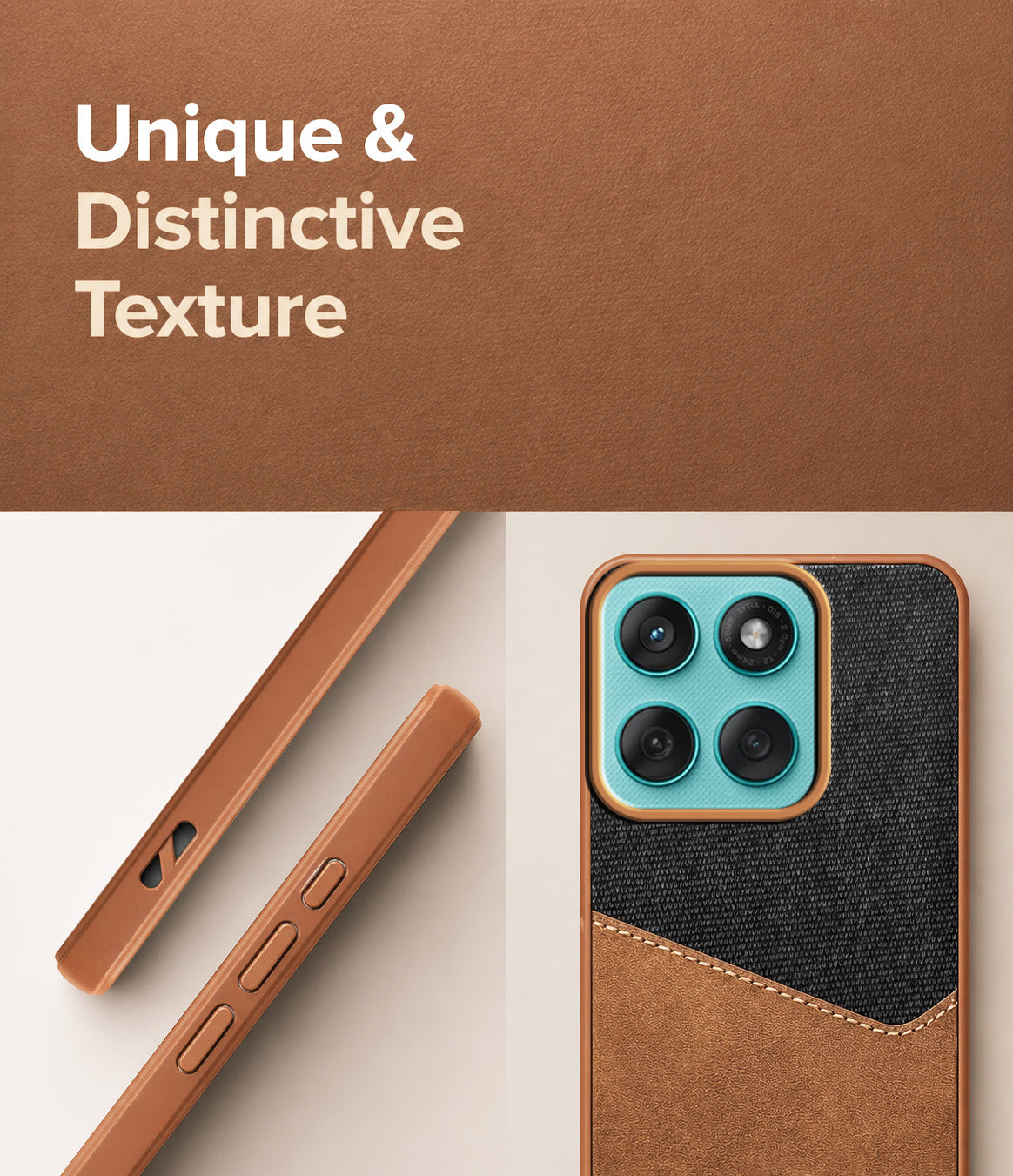 For Motorola Moto Edge 60 Fusion Back Cover Case (Dual PU Leather Stitch | Professional Minimalist | Soft and Flexible)