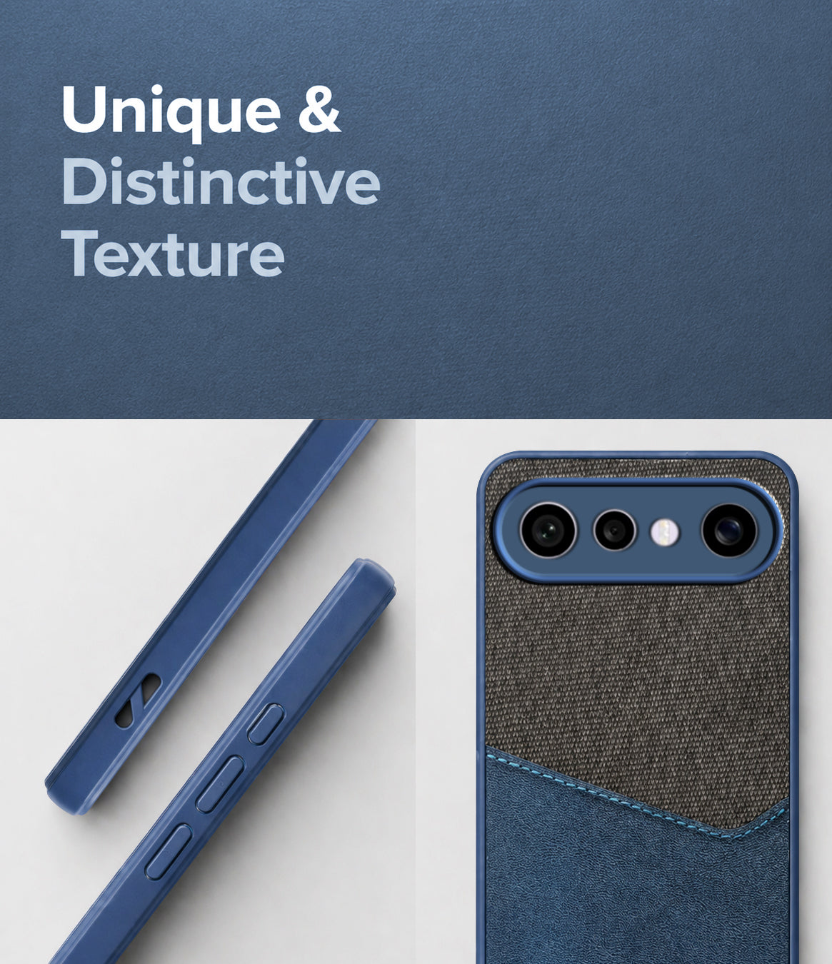 For Vivo X300 FE Back Cover Case (Dual PU Leather Stitch | Professional Minimalist | Soft and Flexible)