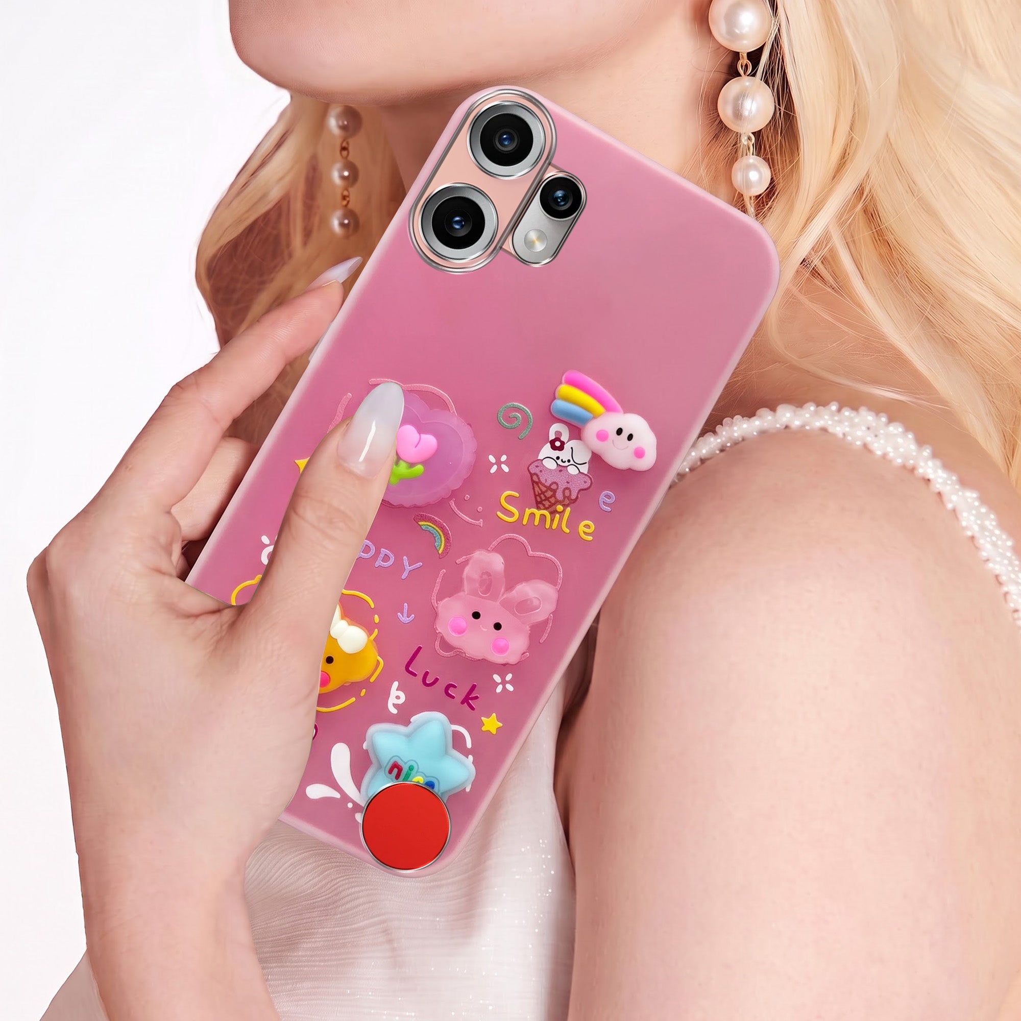 For Nothing CMF Phone 2 Pro Back Cover Case (3D Cute Cartoons | Hard Back Side Soft | Matte Premium Finish | HD Printing)