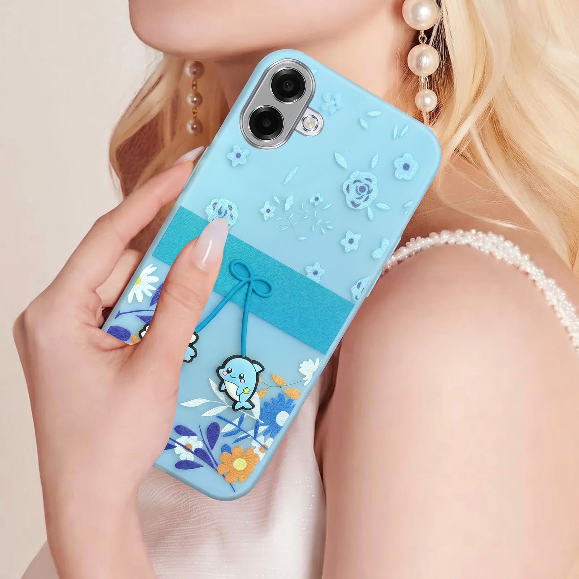 For Samsung A07 5G | F70e 5G Back Cover Case (3D Cute Cartoons | Hard Back Side Soft | Matte Premium Finish | HD Printing)