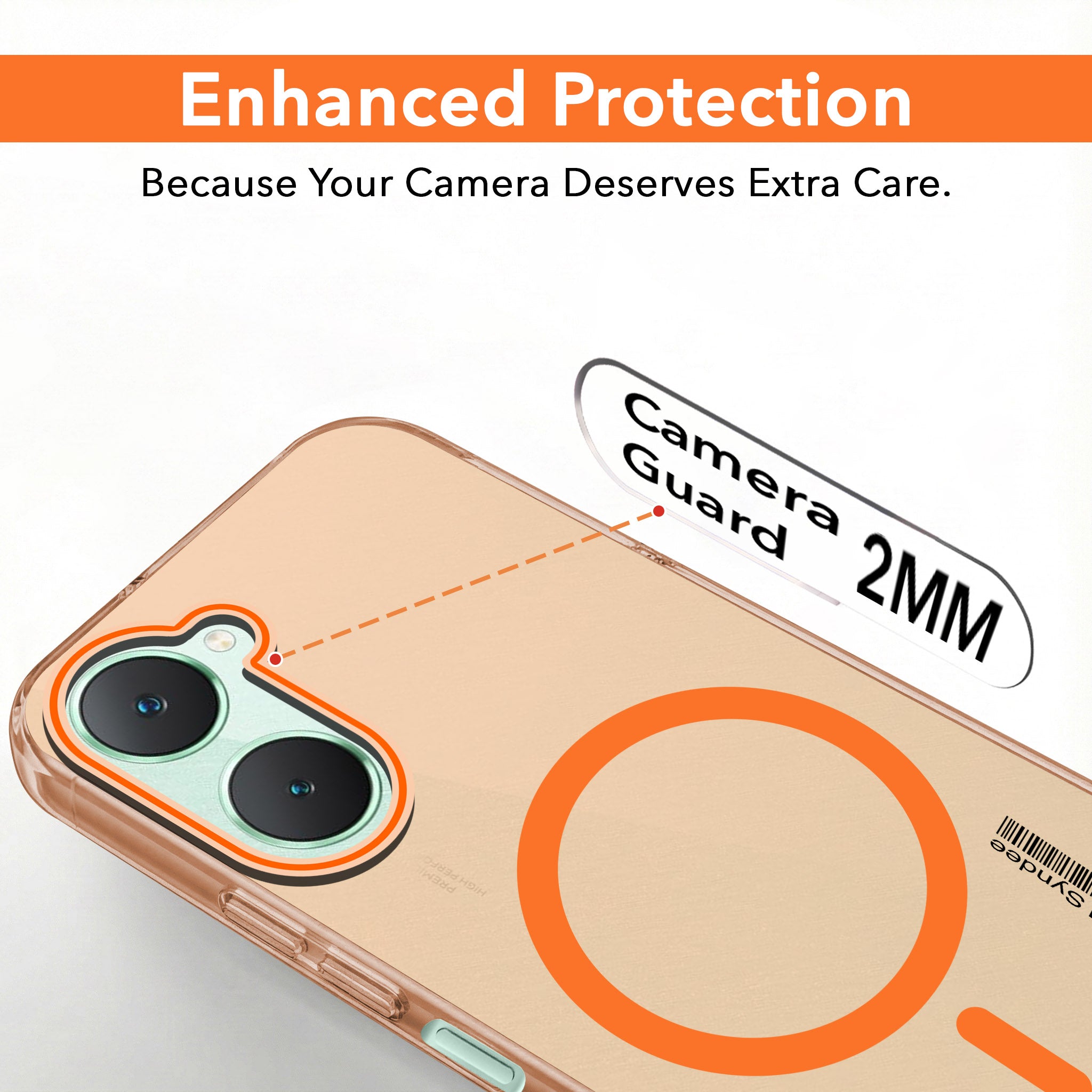 For Vivo Y18 | Y18e | Y03 | Y18i | Y18t Back Cover Case (Soft Touch | Camera Bump Protection | MagSafe Compatible | Matte Finish)