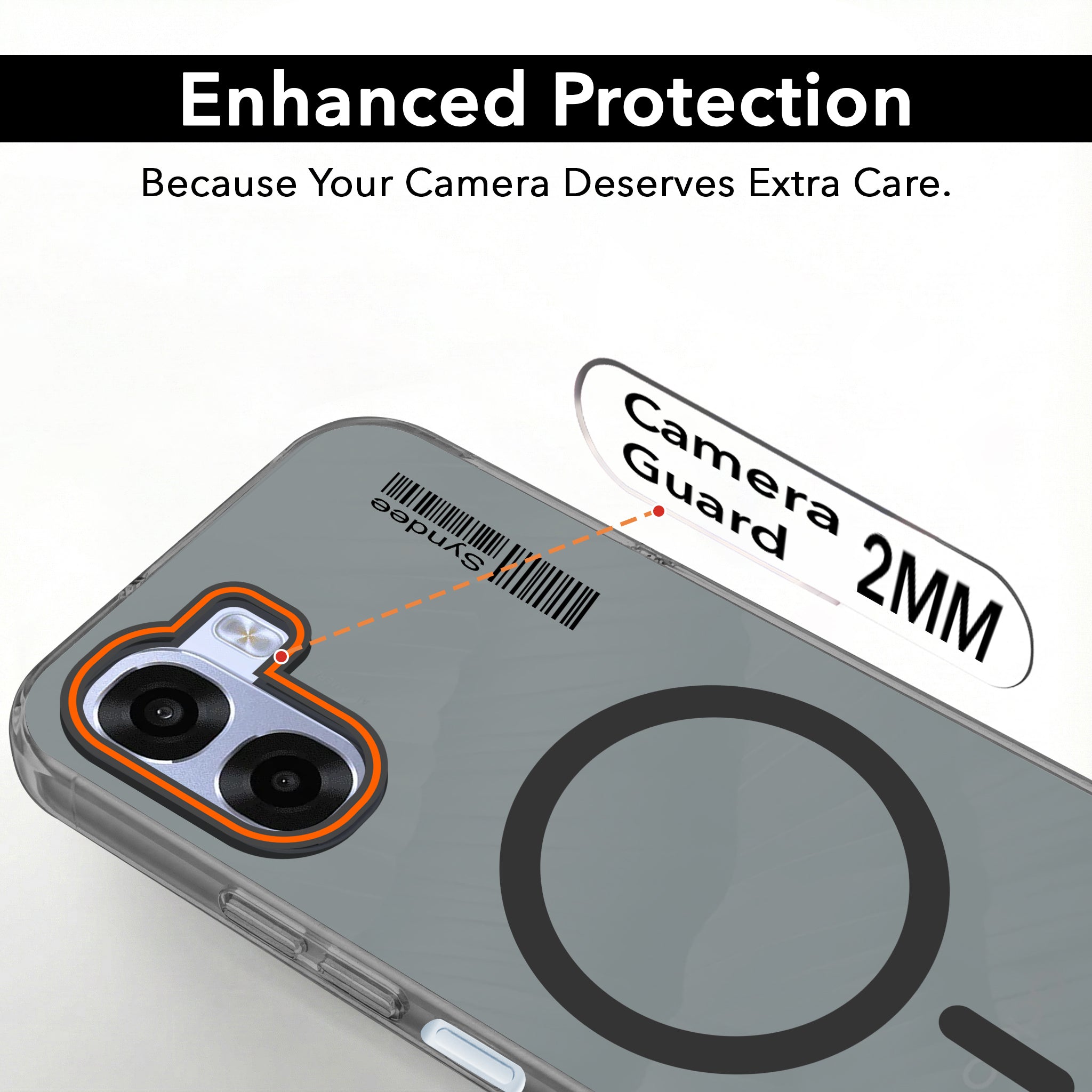For Oppo K14x 5G Back Cover Case (Soft Touch | Camera Bump Protection | MagSafe Compatible | Matte Finish)