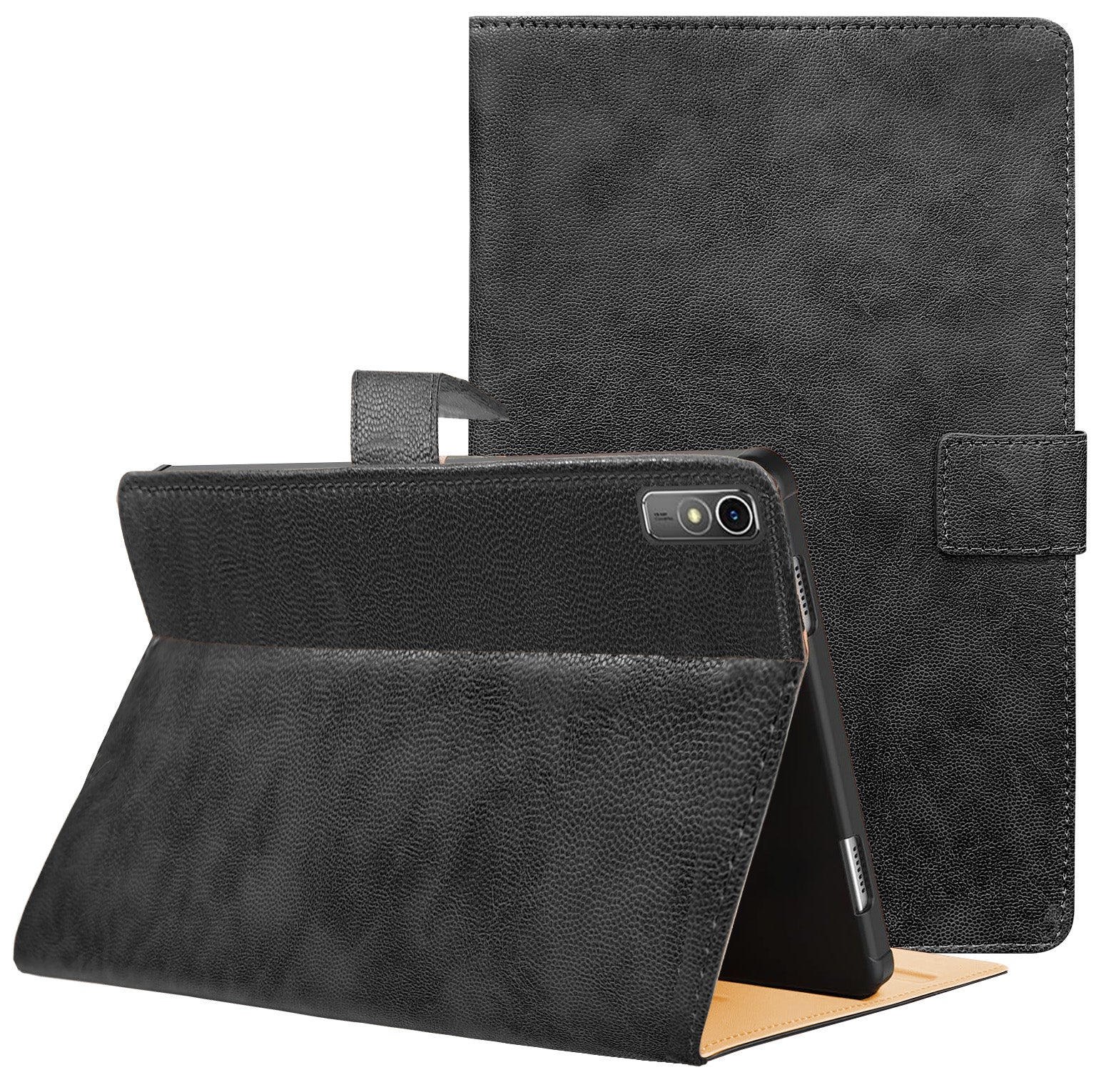 For Lenovo Tab P11 Gen 2 11.5 Inch (X350XU) Flip Cover Folio Cover (PU Leather | Multi-Angle Smart Stand | Card Storage Slots | Silicone Back Pouch)