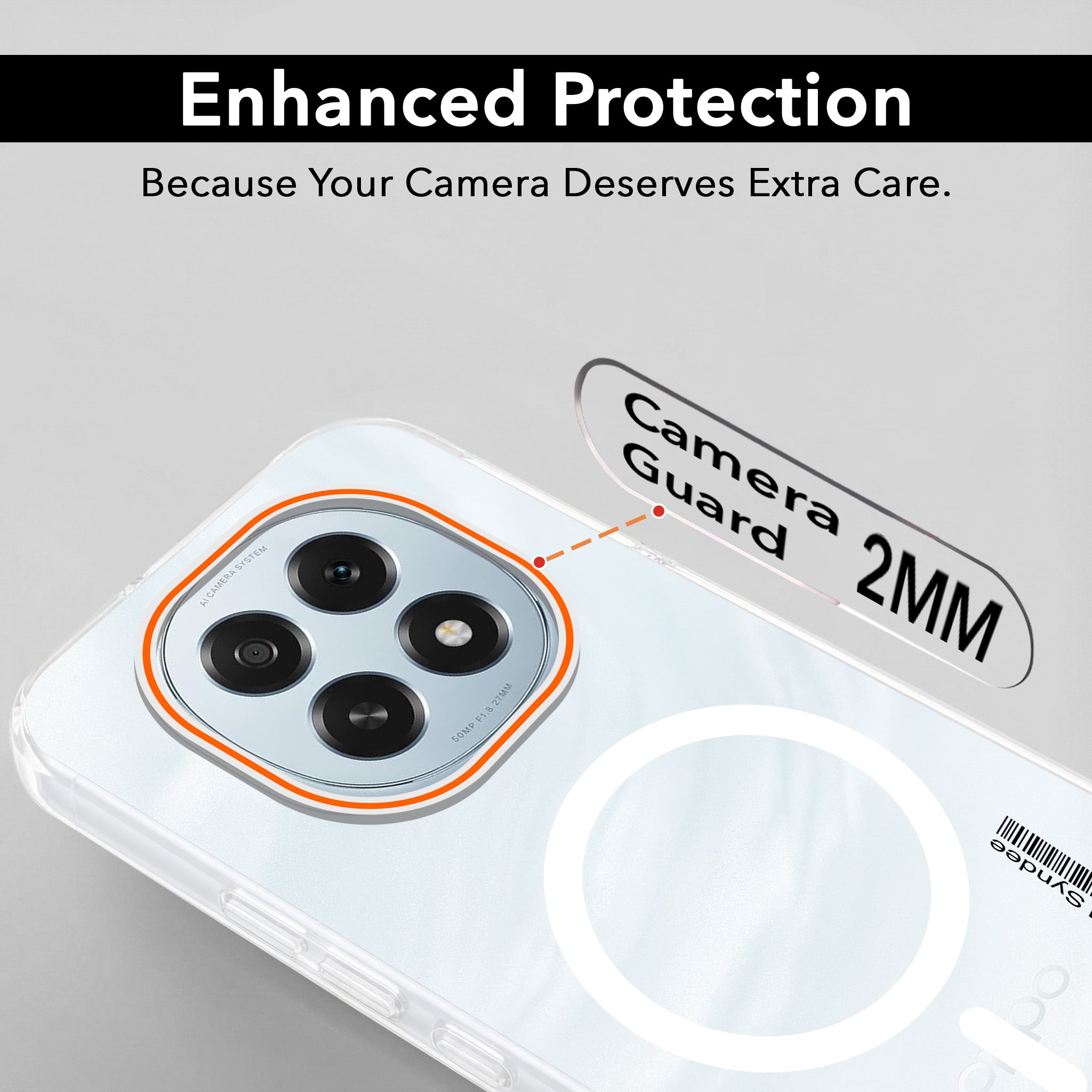 For Oppo F29 Back Cover Case (Soft Touch | Camera Bump Protection | MagSafe Compatible | Matte Finish)