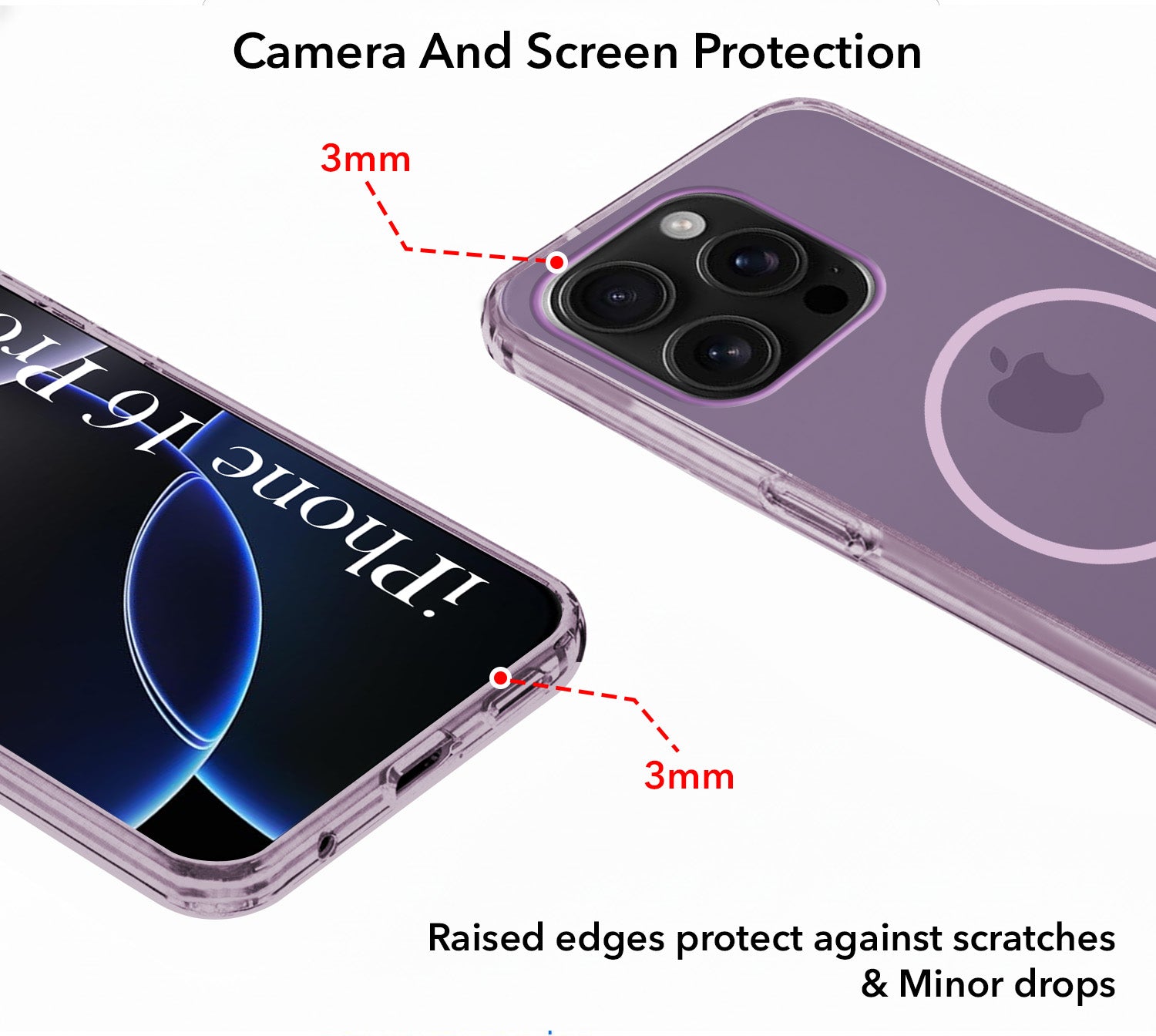 For Apple iPhone 16 Pro Back Cover Case Silicone (Slim Paper Thin | Camera Protection Bump | Minimalist Professional | Soft Flexible)