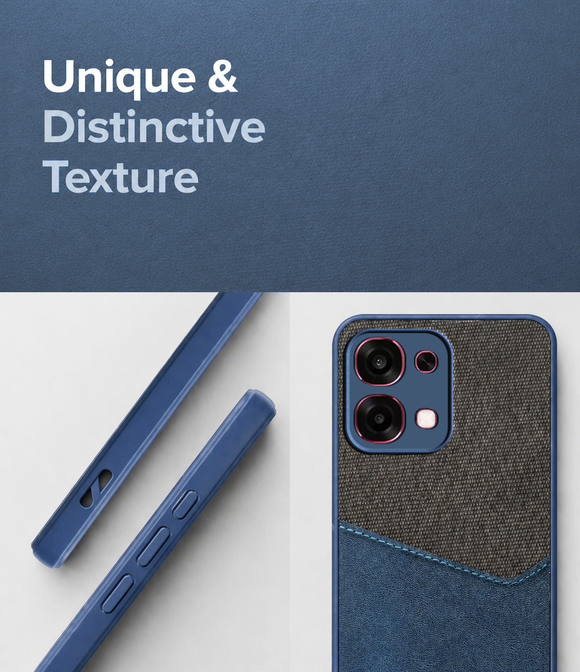 For Oppo F31 5G | Oppo F33 5G Back Cover Case (Dual PU Leather Stitch | Professional Minimalist | Soft and Flexible)