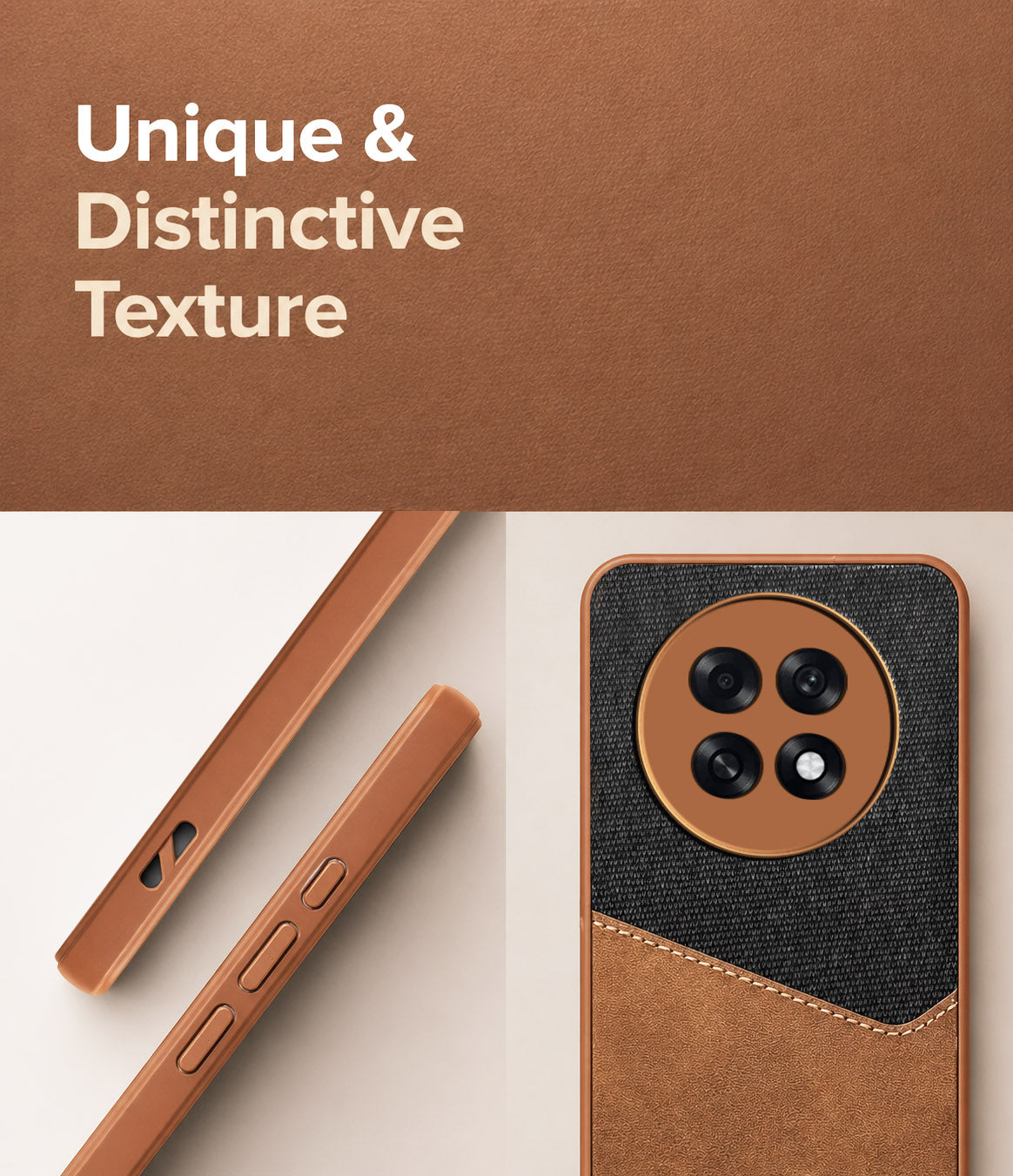 For Oppo F31 Pro Plus Back Cover Case (Dual PU Leather Stitch | Professional Minimalist | Soft and Flexible)