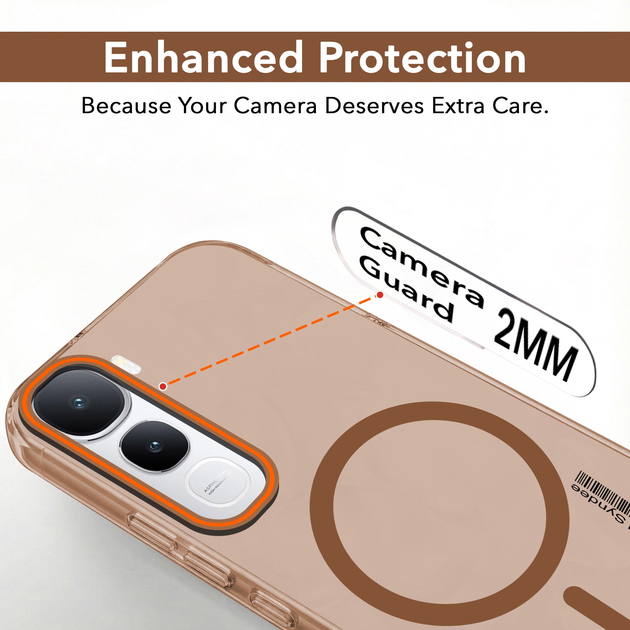 For Vivo Y400 Back Cover Case (Soft Touch | Camera Bump Protection | MagSafe Compatible | Matte Finish)