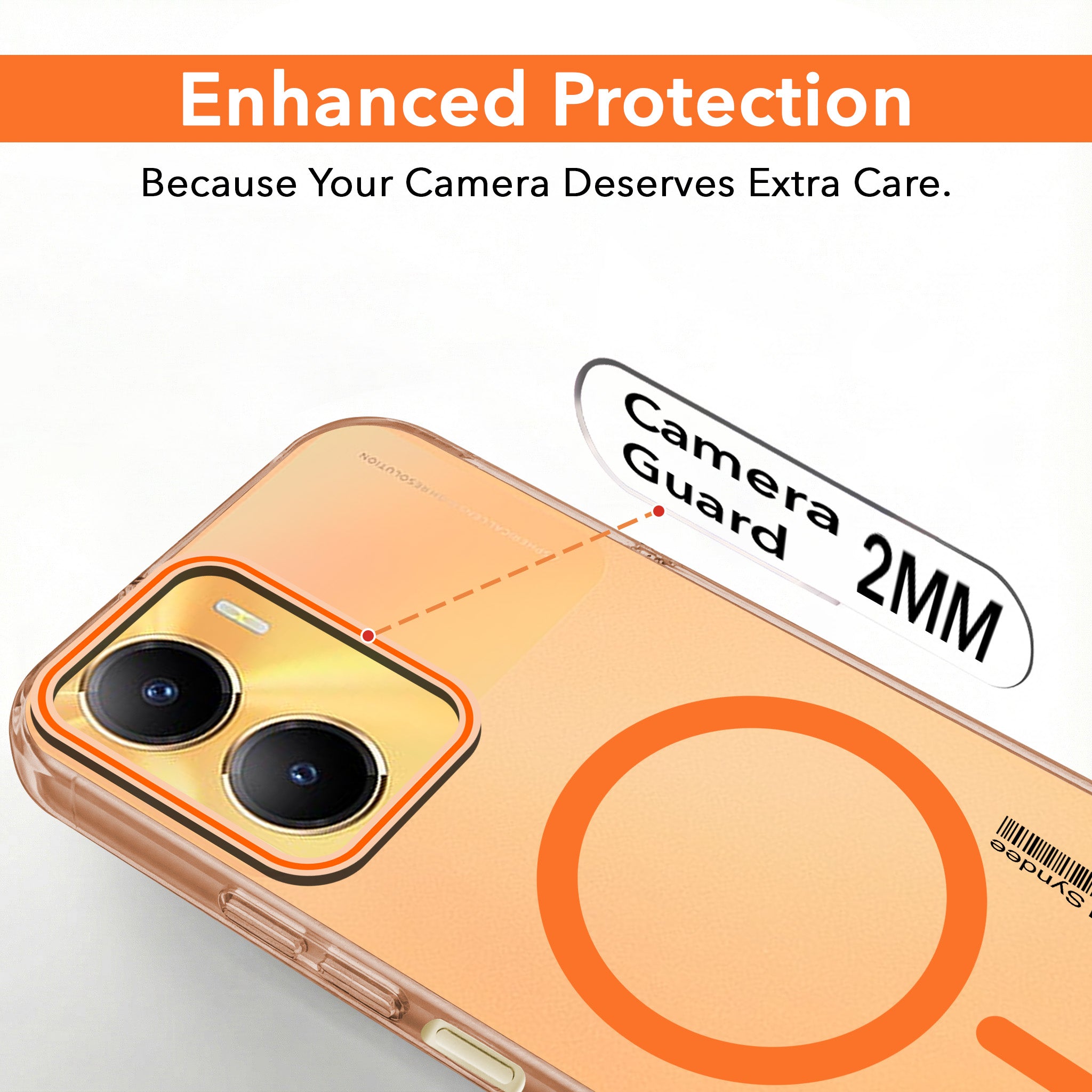 For Vivo Y56 5G Back Cover Case (Soft Touch | Camera Bump Protection | MagSafe Compatible | Matte Finish)