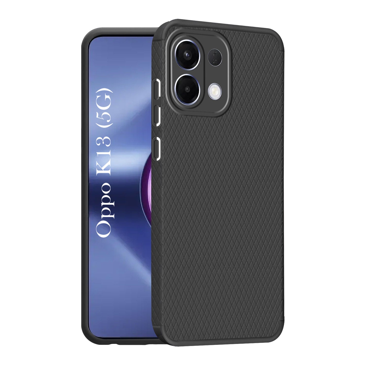For Oppo K13 Back Cover Case (Liquid Silicone | Side Grip | Camera Protection)
