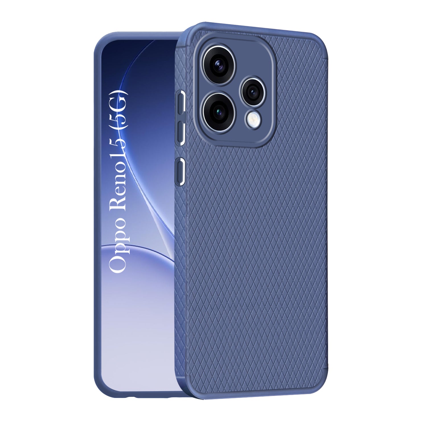 For Oppo Reno15 5G | Oppo Reno 15 5G Back Cover Case Liquid Silicone (Camera Protection | Side Grip Texture | Soft and Flexible)