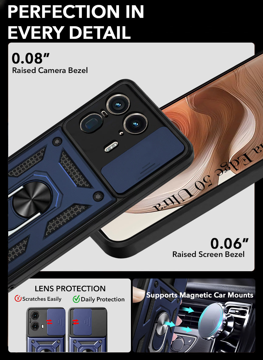 For Motorola Moto Edge 50 Ultra 5G Back Cover Case  (Hybrid Dual Armor Polycarbonate)