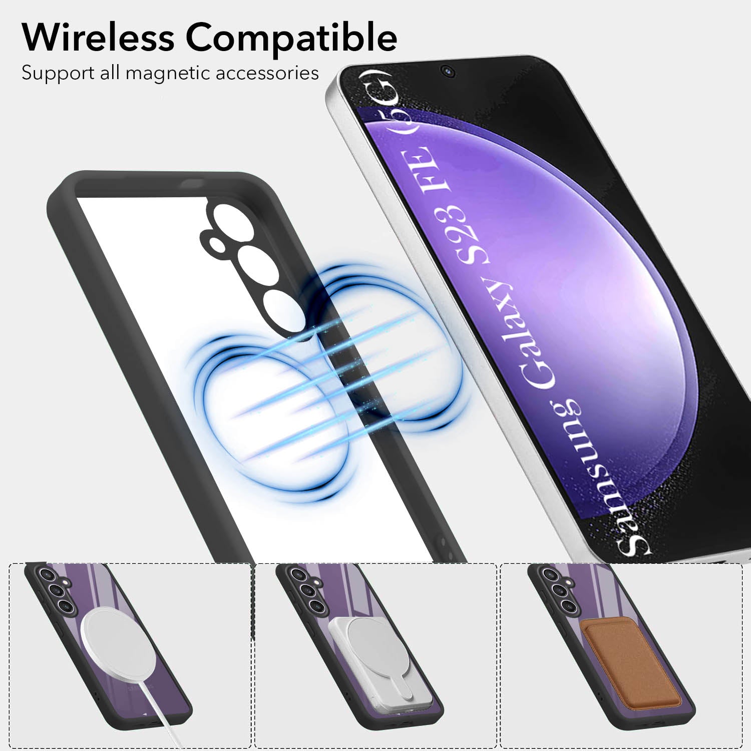 For Samsung Galaxy S23 FE 5G Back Cover Case (Lifetime Anti Yellow | Anti Scratch | Crystal Clear Shockproof)