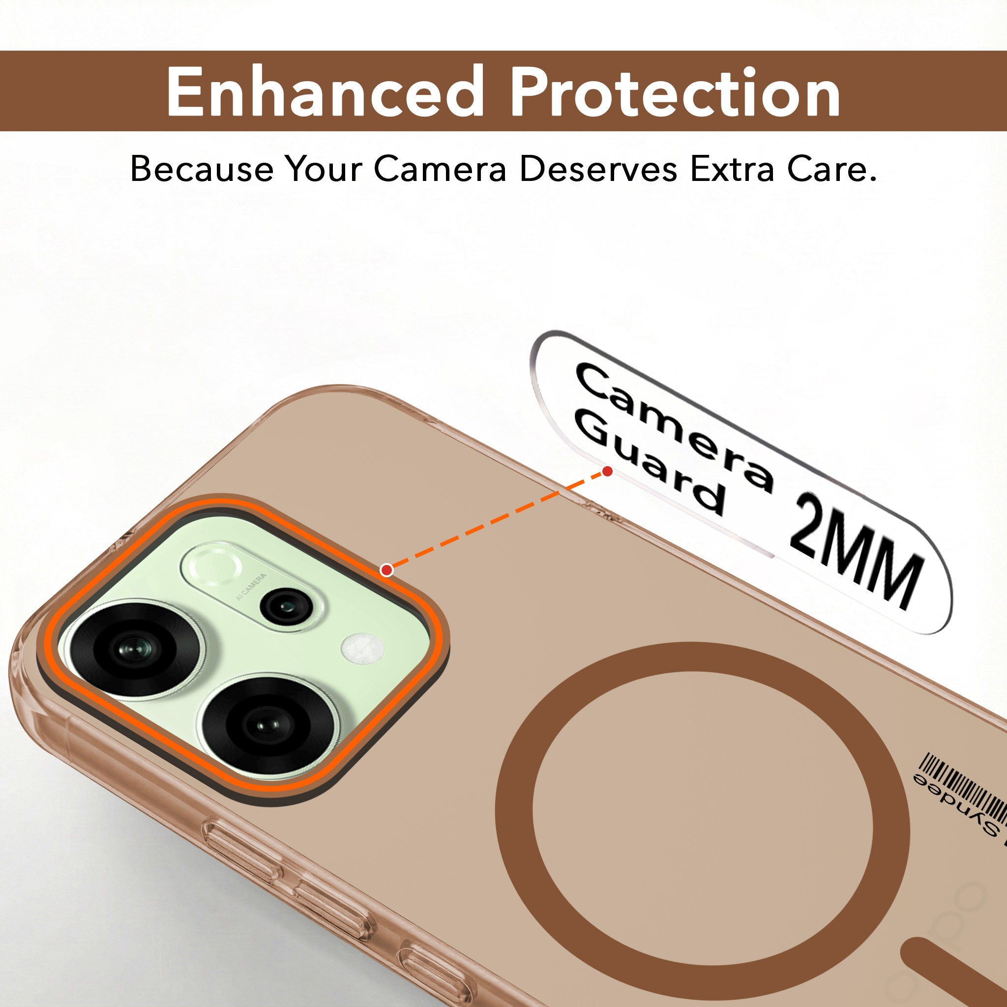 For Oppo Reno14 5G | Oppo Reno 14 5G Back Cover Case (Soft Touch | Camera Bump Protection | MagSafe Compatible | Matte Finish)