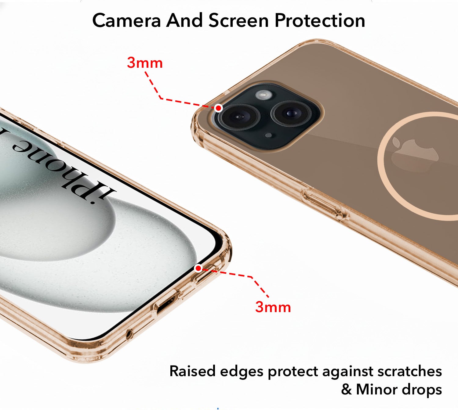 For Apple iPhone 15 Plus Back Cover Case Silicone (Slim Paper Thin | Camera Protection Bump | Minimalist Professional | Soft Flexible)