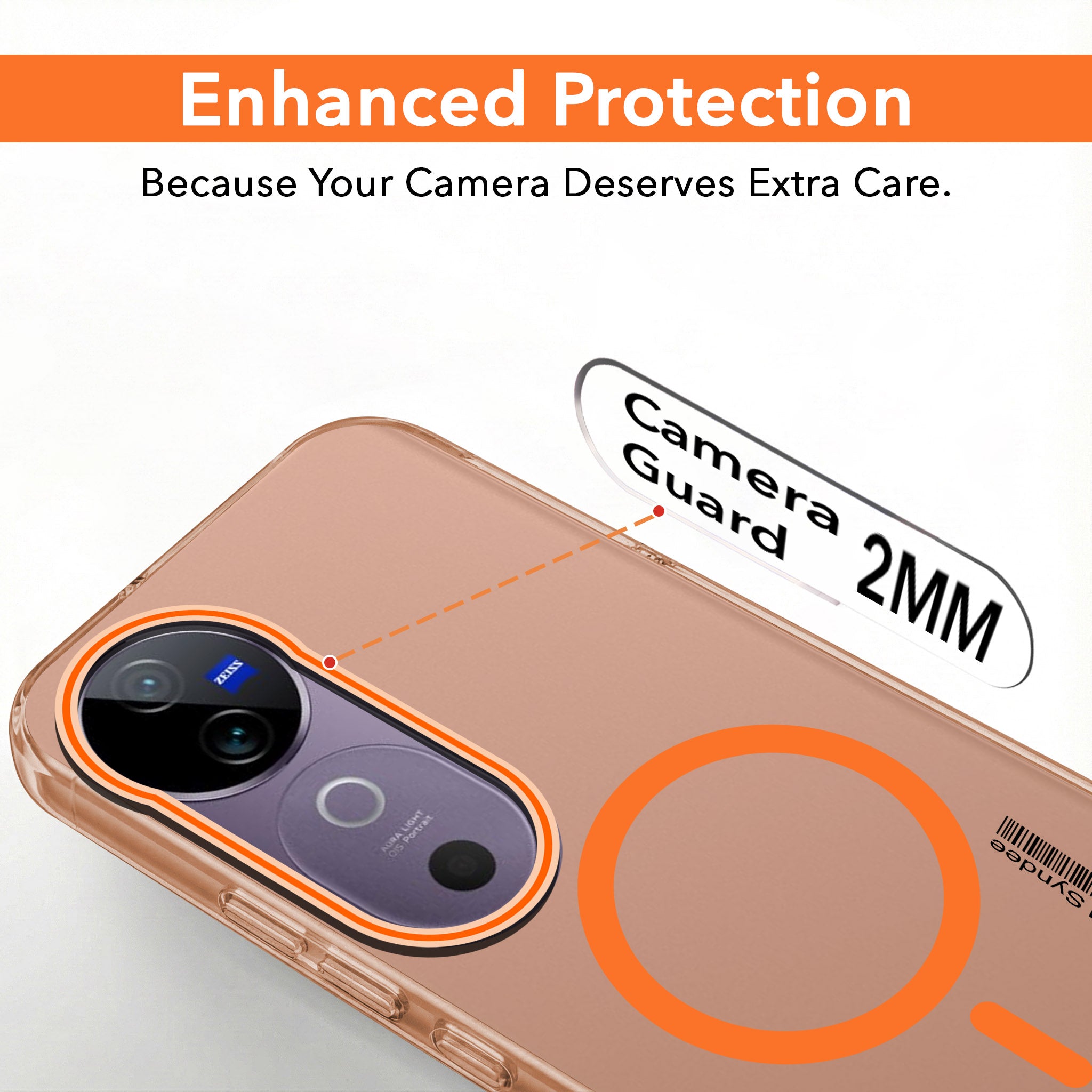 For Vivo V40 | Vivo V40 Pro 5G Back Cover Case (Soft Touch | Camera Bump Protection | MagSafe Compatible | Matte Finish)