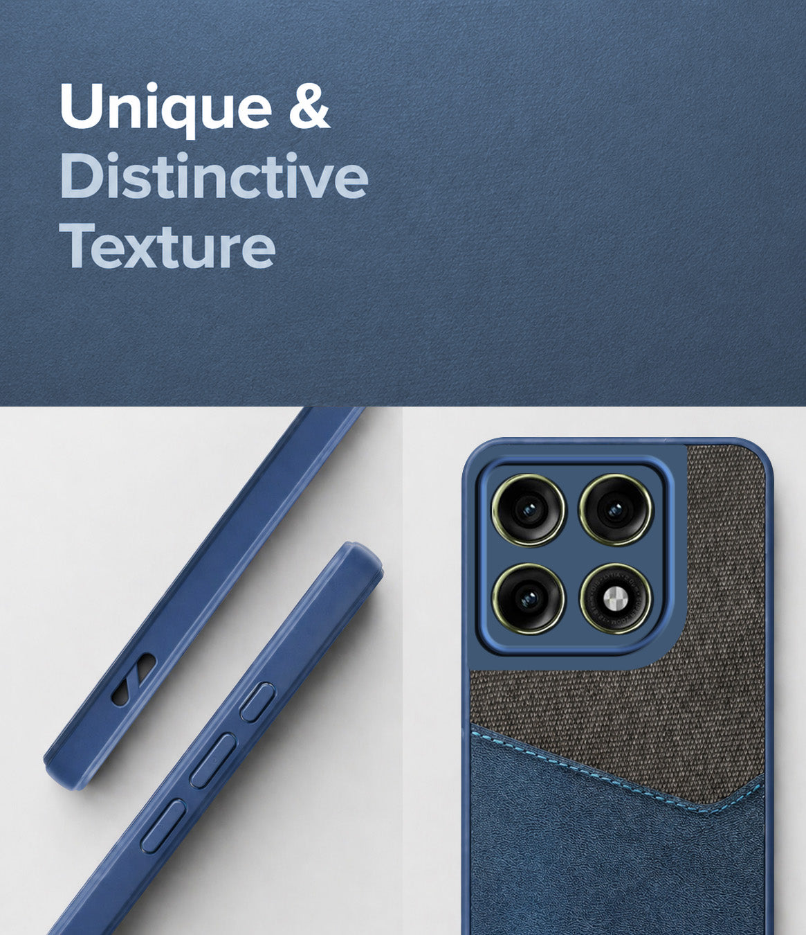 For Motorola Moto Edge 70 Pro Back Cover Case (Dual PU Leather Stitch | Professional Minimalist | Soft and Flexible)