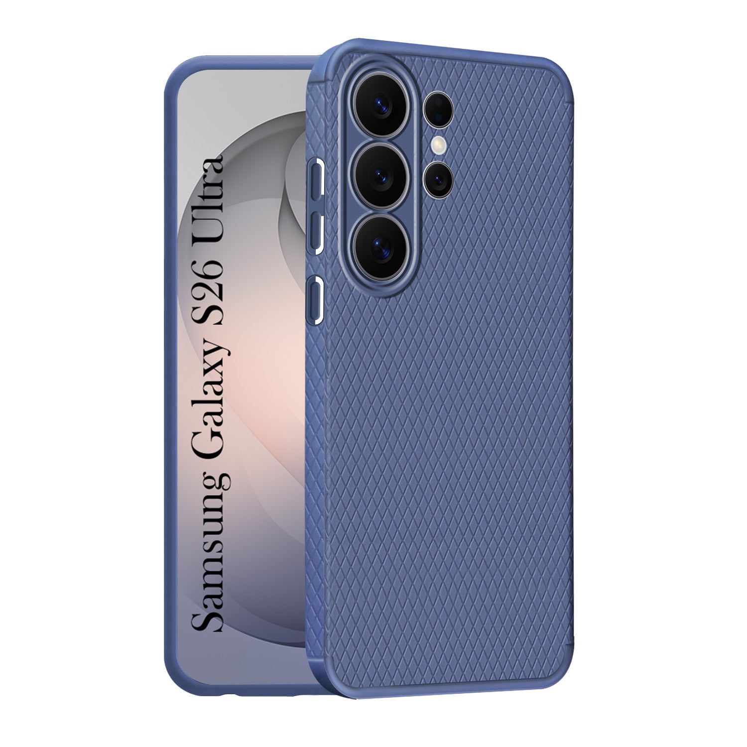 For Samsung Galaxy S26 Ultra Back Cover Case Liquid Silicone (Camera Protection | Side Grip Texture | Soft and Flexible)