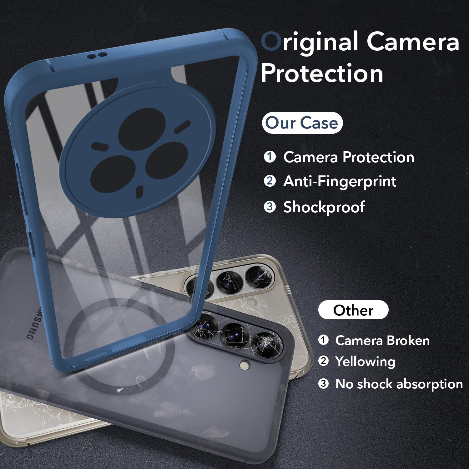 For Realme 14 Pro Back Cover Case (Lifetime Anti Yellow | Anti Scratch | Crystal Clear Shockproof)