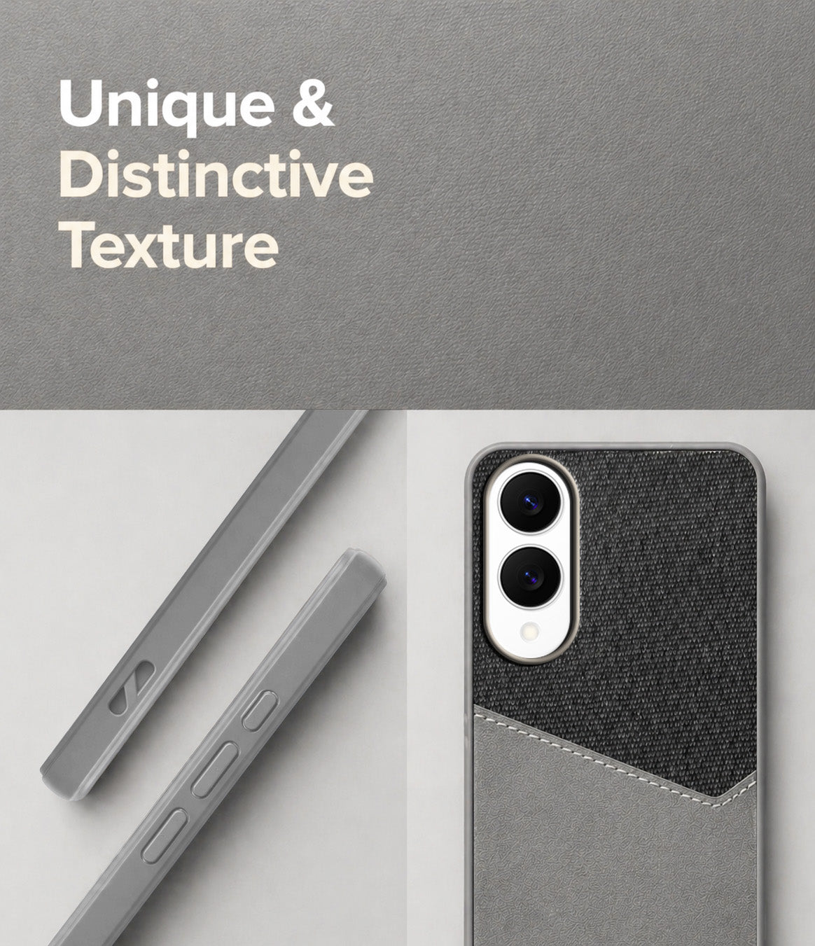 For Samsung Galaxy S25 Edge (Dual PU Leather Stitch | Professional Minimalist | Soft and Flexible)