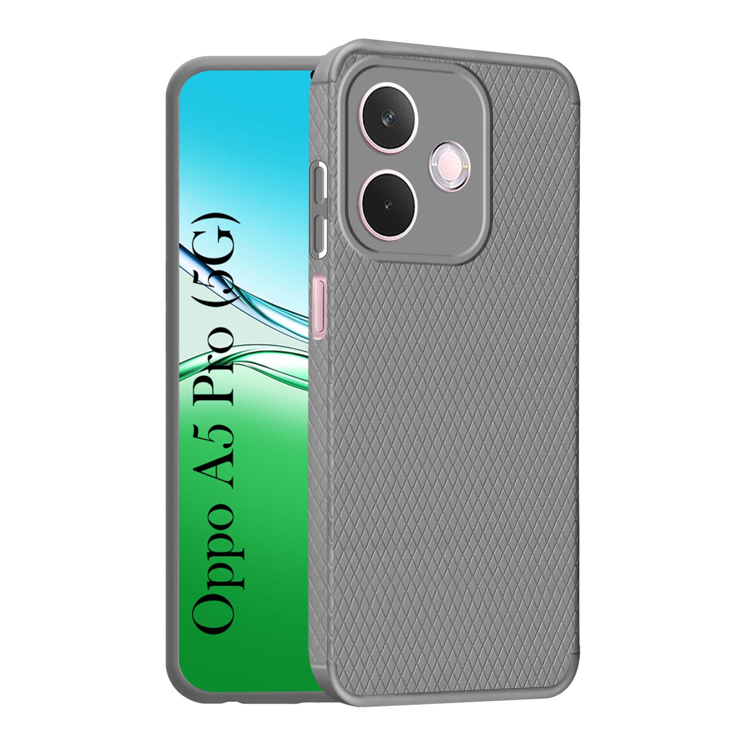 For Oppo A5 Pro Back Cover Case (Liquid Silicone | Side Grip | Camera Protection)