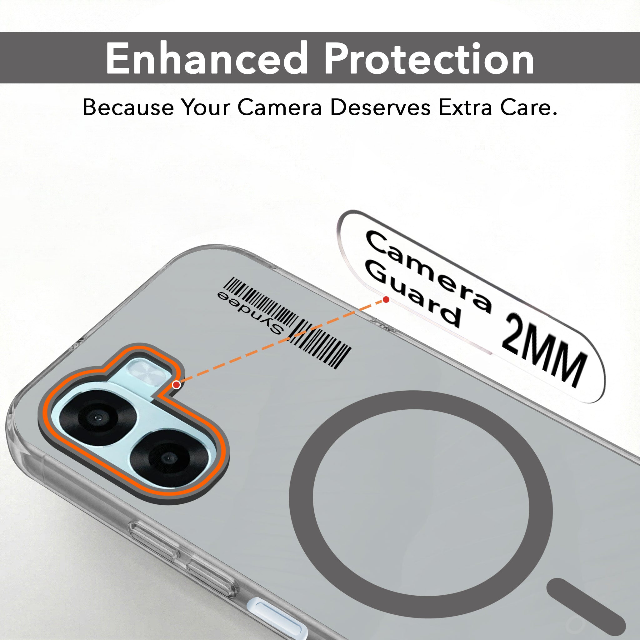 For Oppo A6X | Oppo A6S Back Cover Case (Soft Touch | Camera Bump Protection | MagSafe Compatible | Matte Finish)