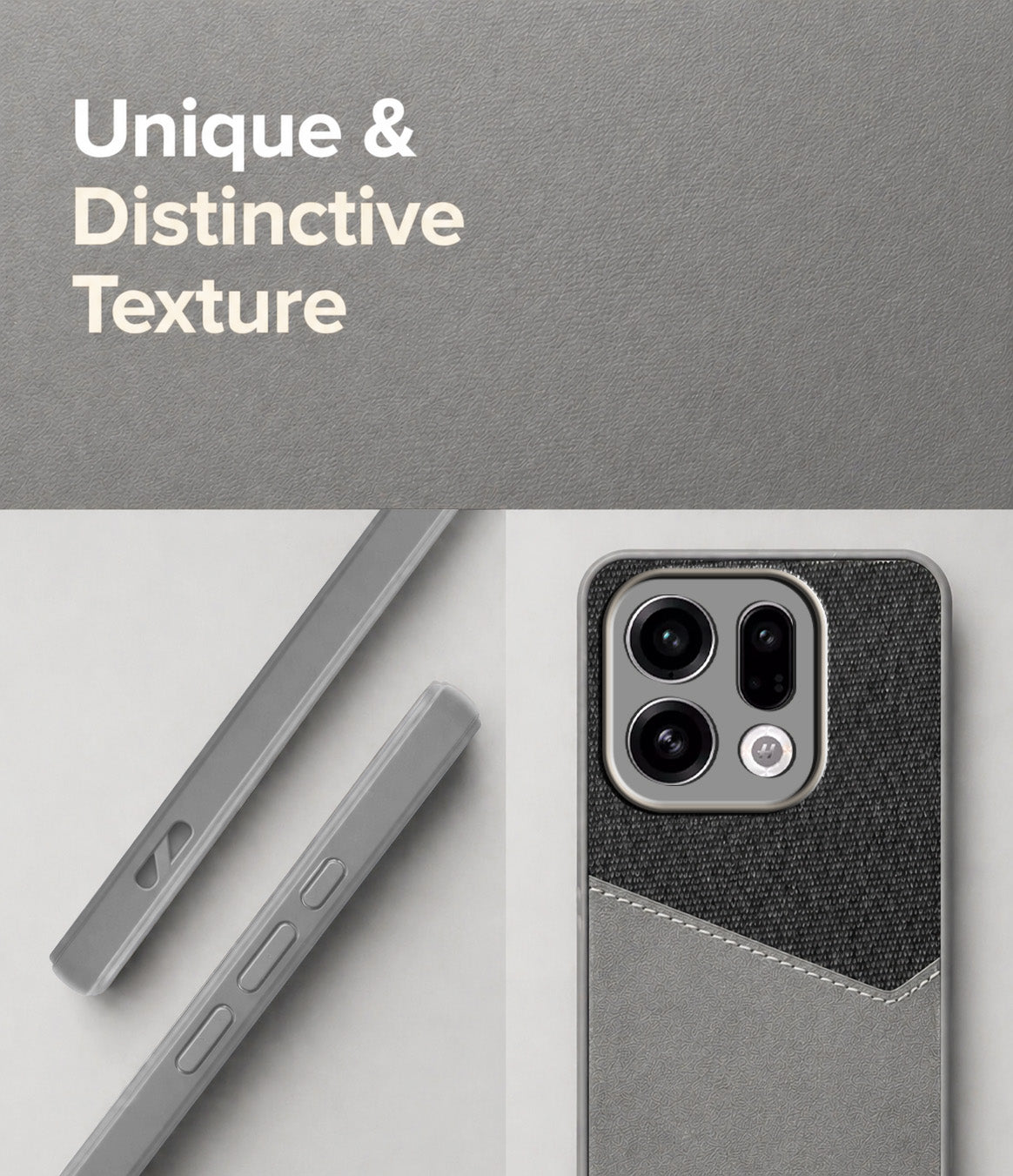 For Oppo Find X9 | Oppo Find X9s Back Cover Case (Dual PU Leather Stitch | Professional Minimalist | Soft and Flexible)