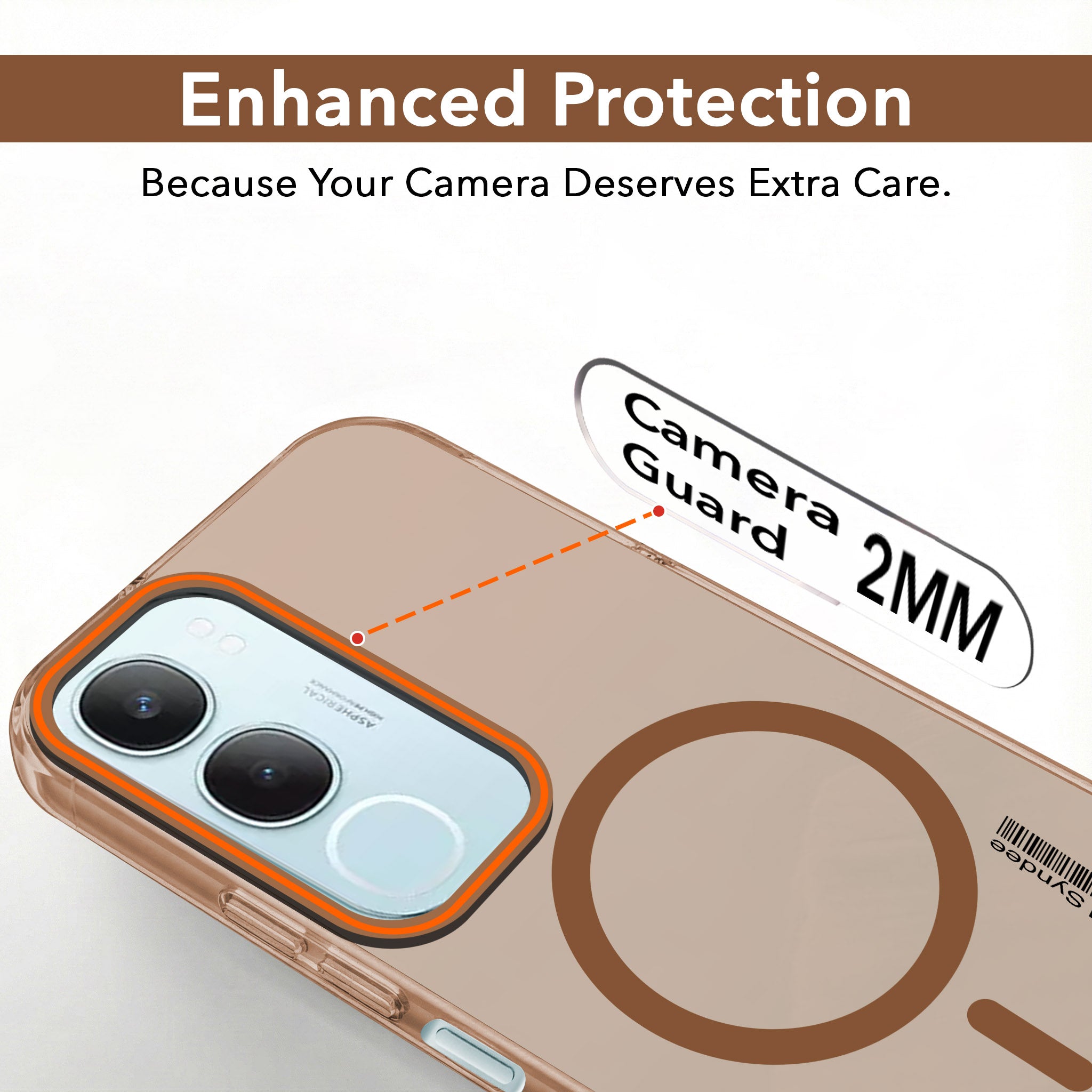 For Vivo Y29 Back Cover Case (Soft Touch | Camera Bump Protection | MagSafe Compatible | Matte Finish)