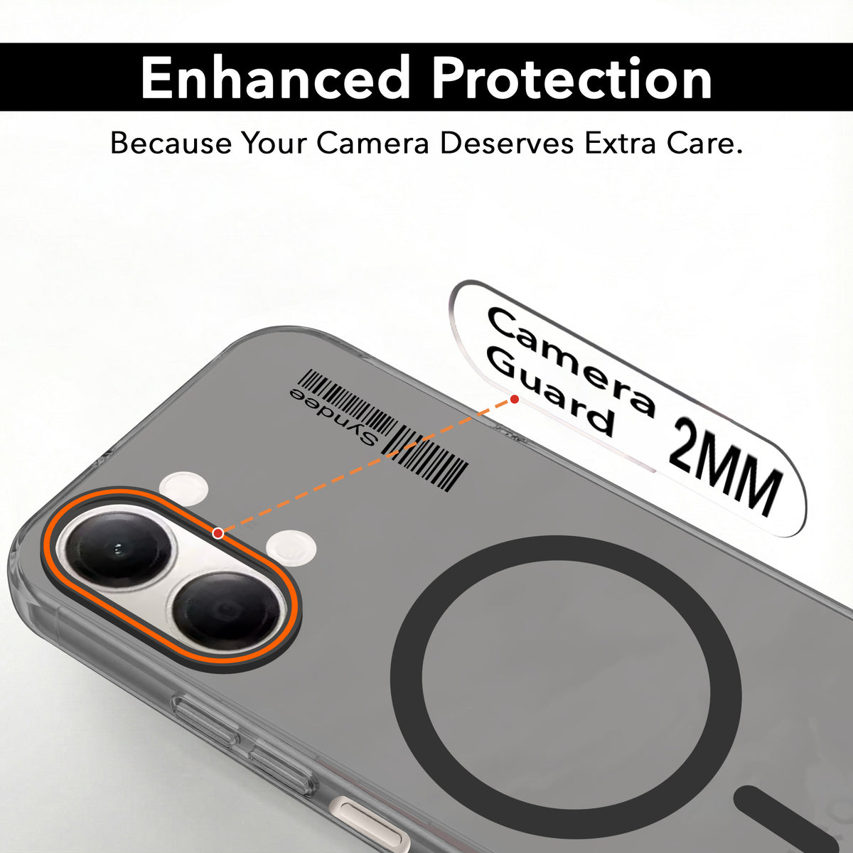 For Vivo iQOO Z11 Lite Back Cover Case (Soft Touch | Camera Bump Protection | MagSafe Compatible | Matte Finish)