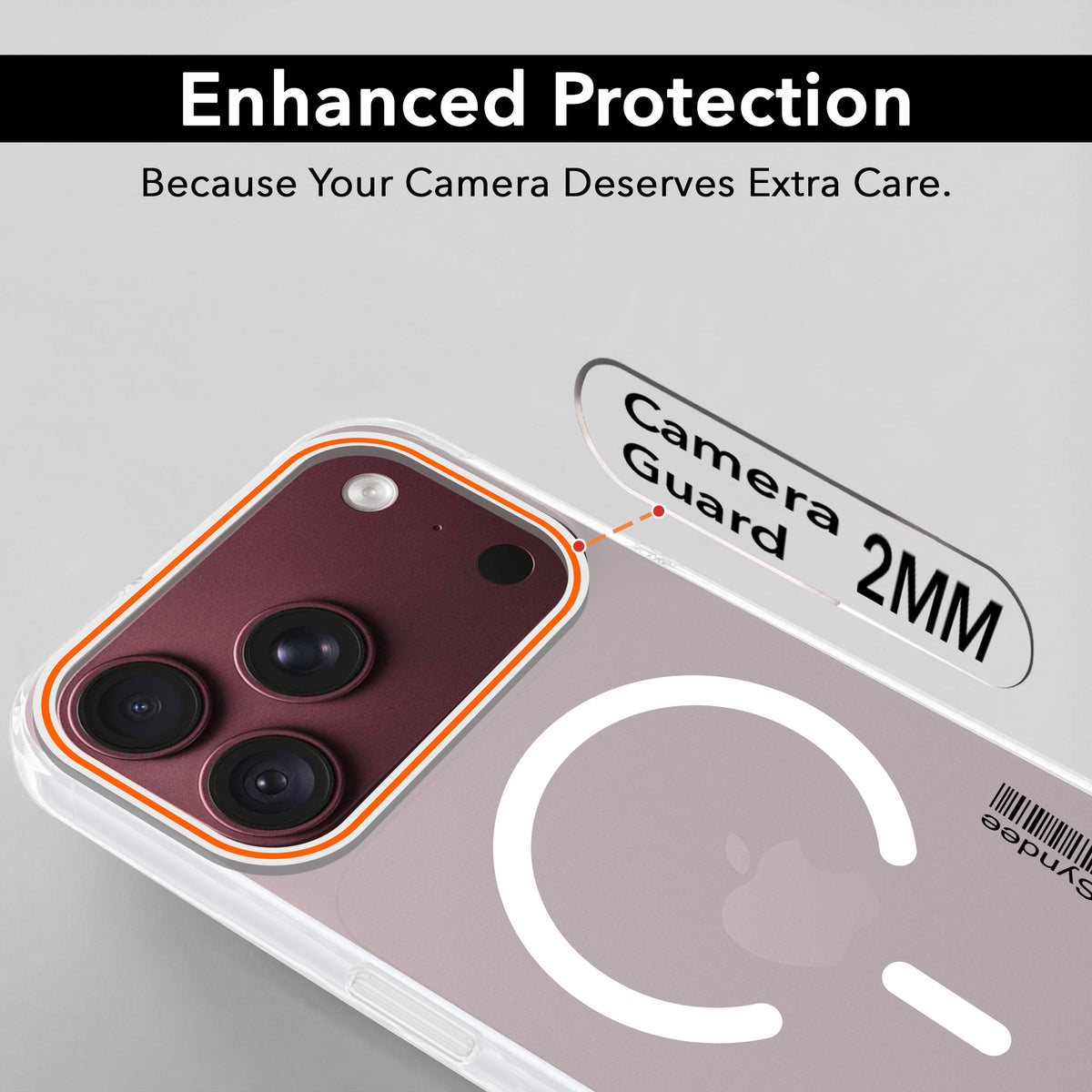 For Apple iPhone 18 Pro Max Back Cover Case (Soft Touch | Camera Bump Protection | MagSafe Compatible | Matte Finish)