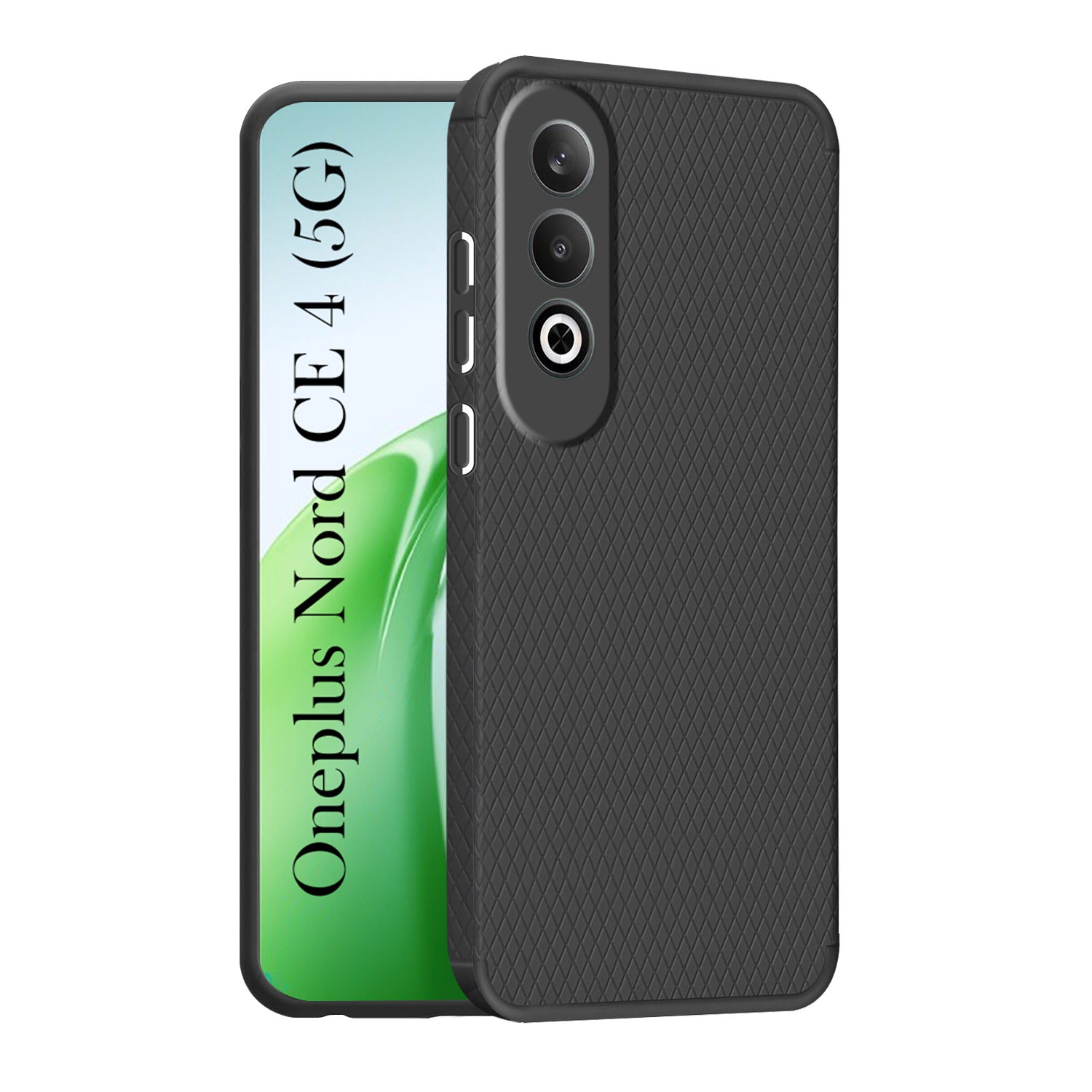 For Oneplus Nord CE 4 Back Cover Case (Liquid Silicone | Side Grip | Camera Protection)