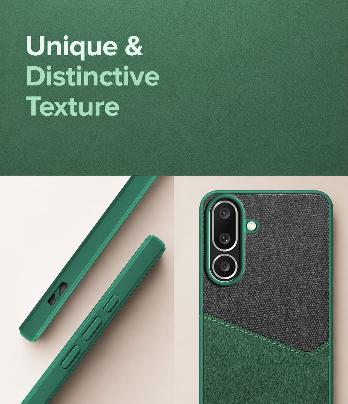 For Samsung Galaxy M56 | Samsung Galaxy F56 Back Cover Case (Dual PU Leather Stitch | Professional Minimalist | Soft and Flexible)