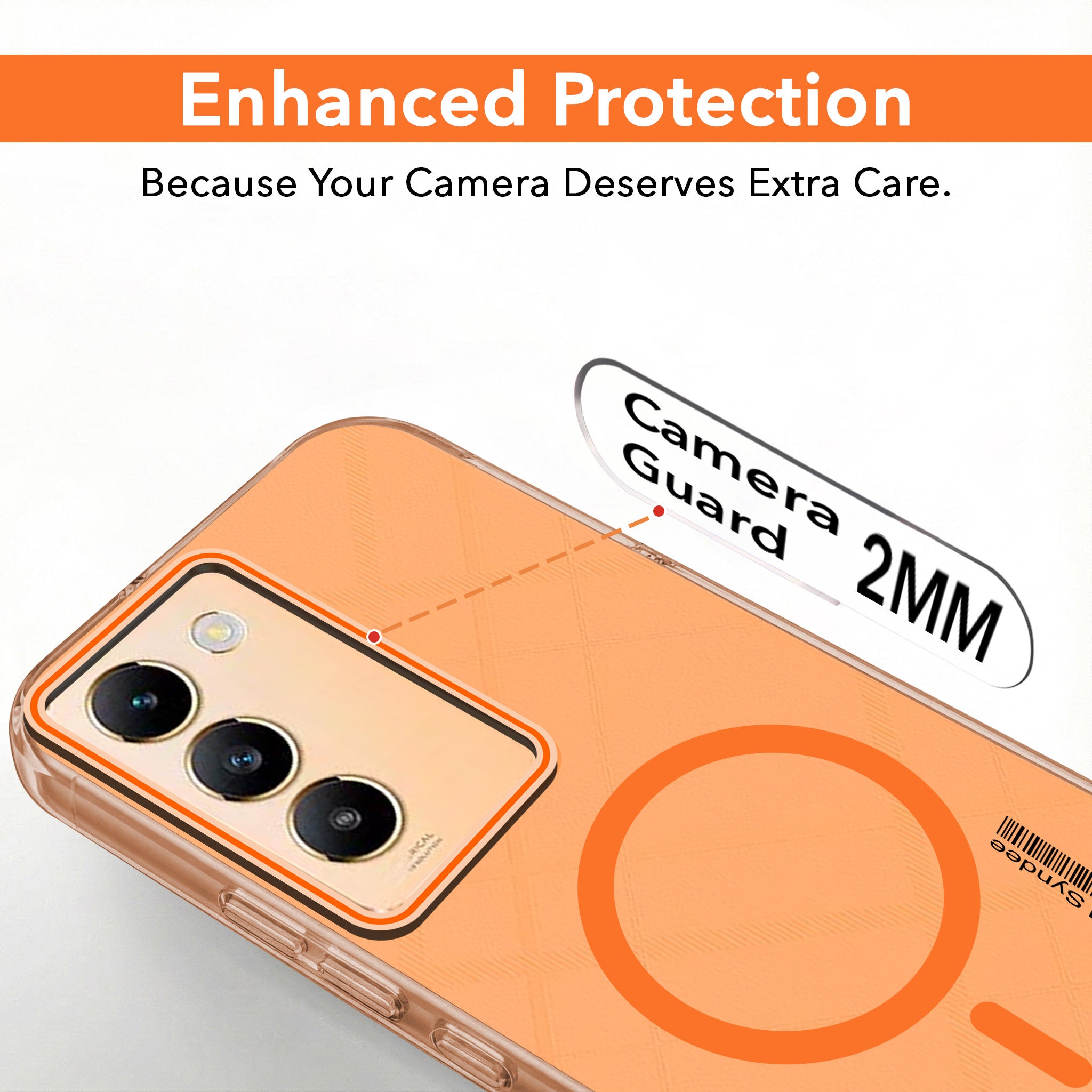 For Vivo Y200e Back Cover Case (Soft Touch | Camera Bump Protection | MagSafe Compatible | Matte Finish)