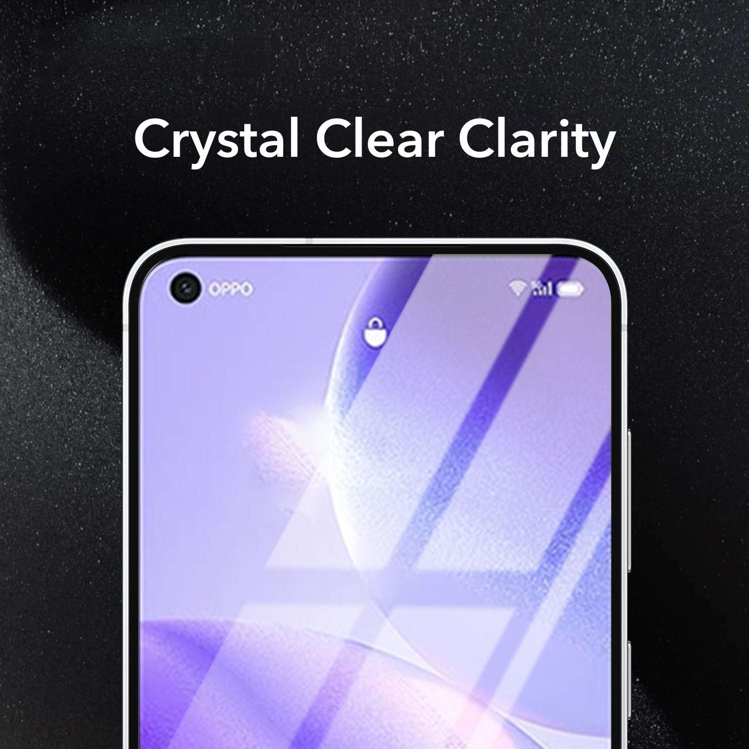 (Pack of 2) Tempered Glass For Oppo Reno 5 4G| 5G Military-Grade Gorilla Tempered Glass Screen Protector  With Installation Kit | Shatterproof, Full Coverage, HD Clear, Scratch Resistant
