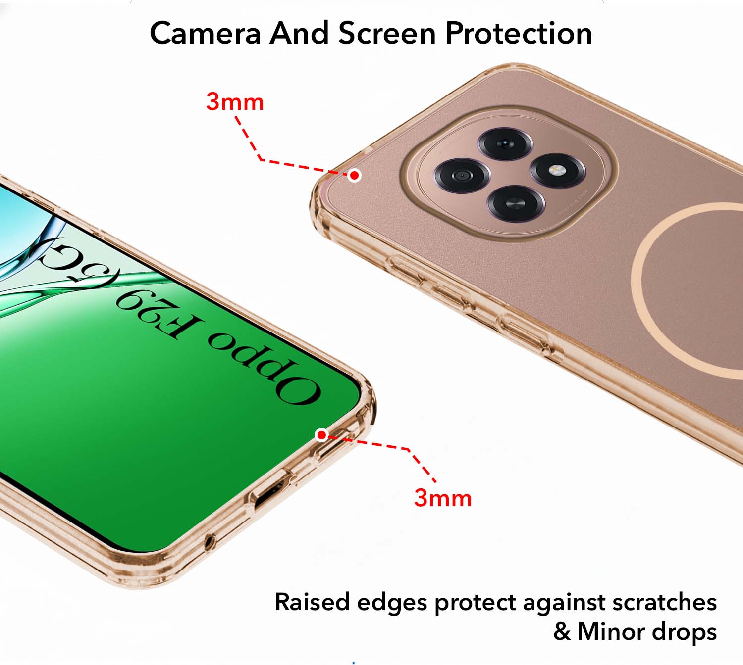 For Oppo F29 Back Cover Case Silicone (Slim Paper Thin | Camera Protection Bump | Minimalist Professional | Soft Flexible) "