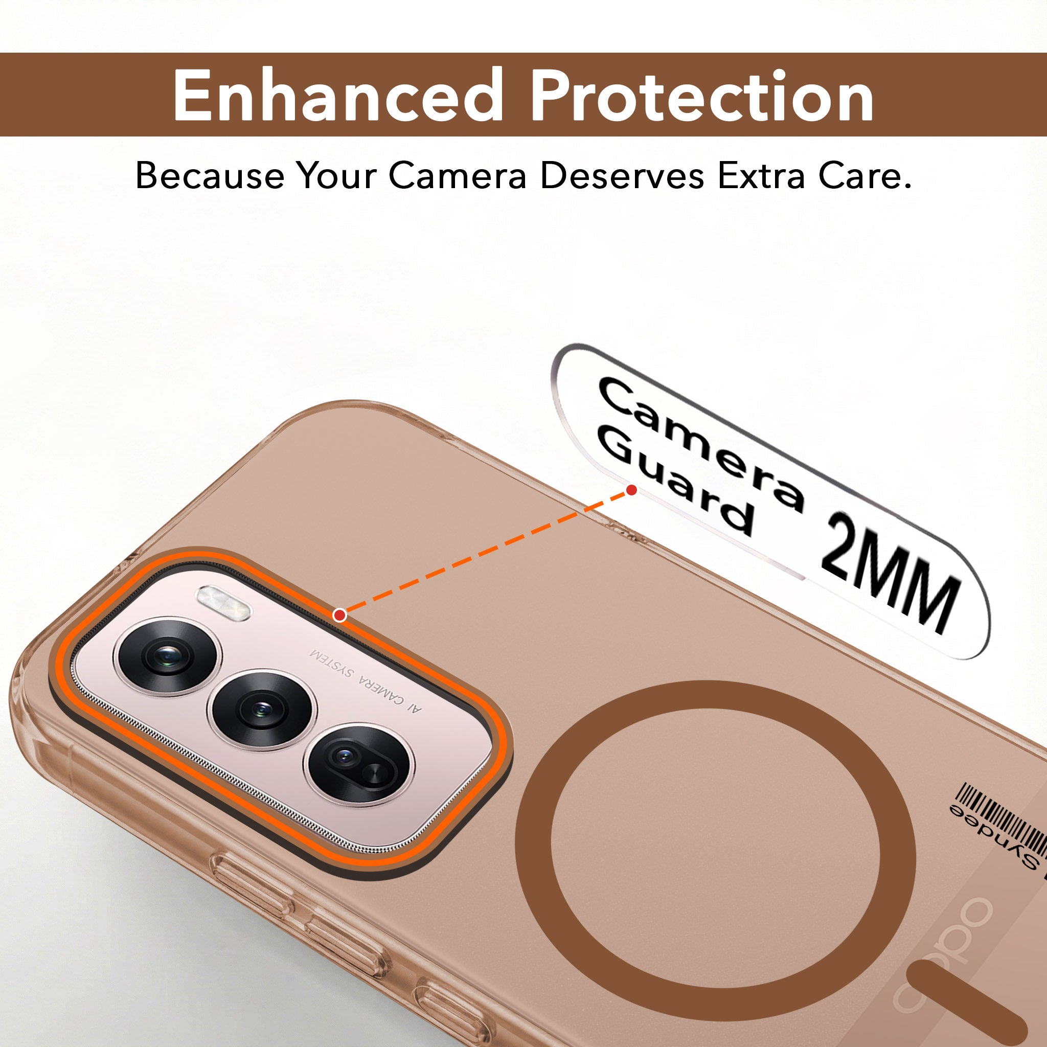 For Oppo Reno12 Pro 5G | Oppo Reno 12 Pro 5G Back Cover Case (Soft Touch | Camera Bump Protection | MagSafe Compatible | Matte Finish)